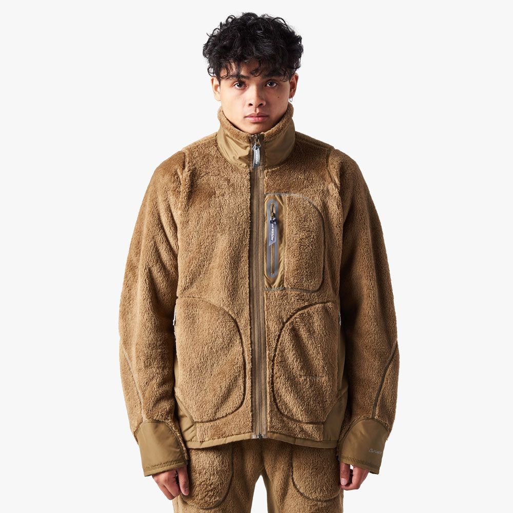 and wander High Loft Fleece Jacket / Beige sold by Livestock