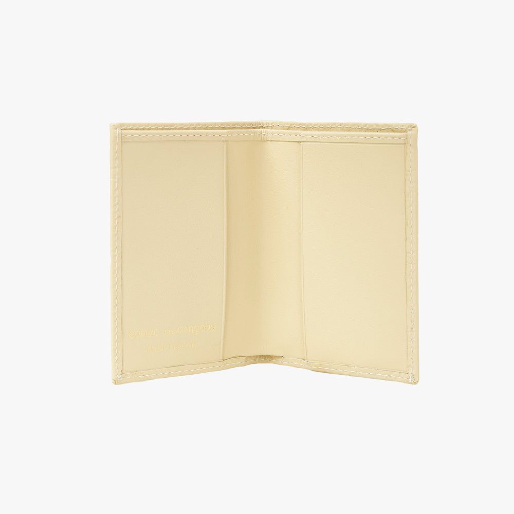 COMME des GARÇONS WALLET Embossed Leather Wallet / Off White sold by Livestock product image thumbnail 4