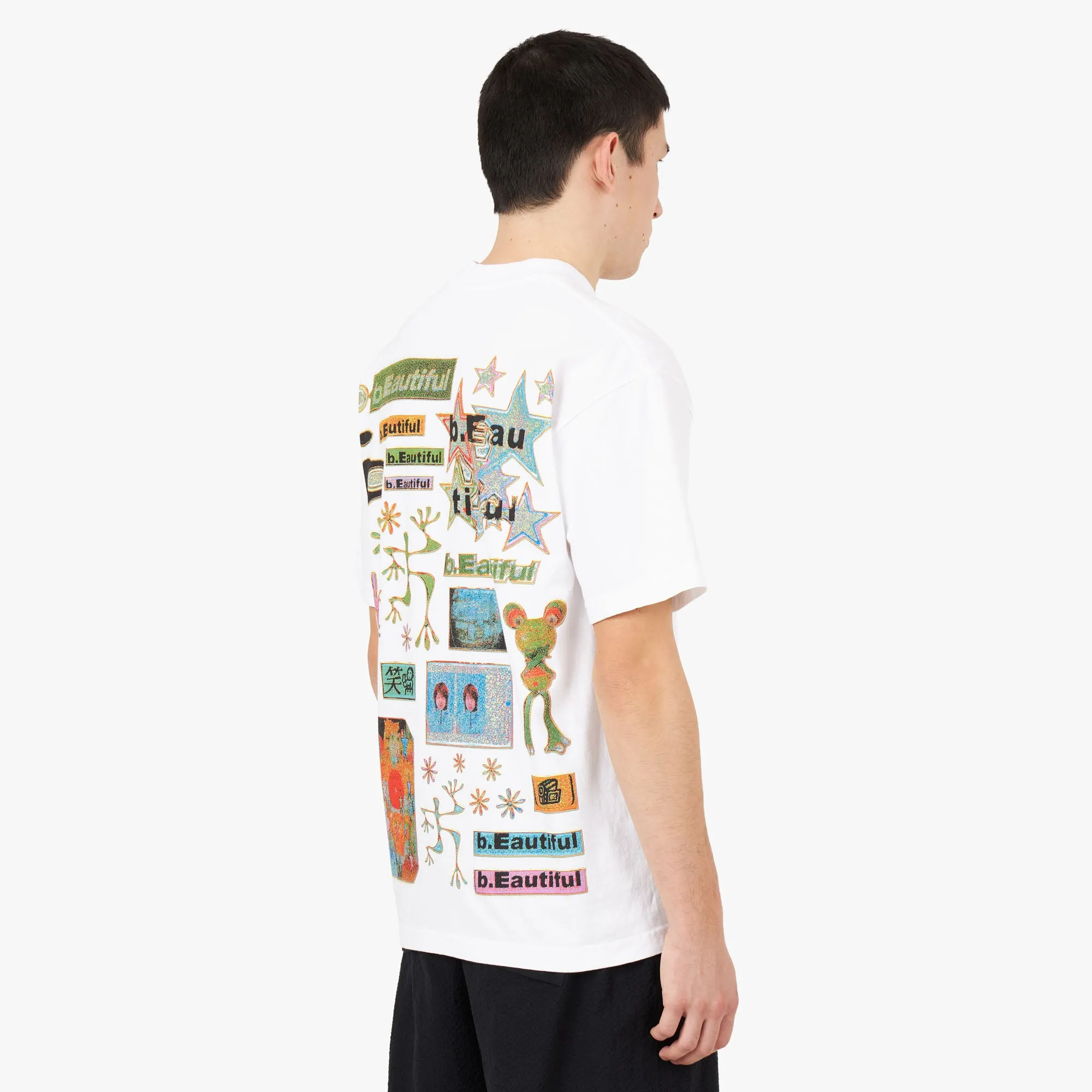 b.Eautiful x Ibuki Sakai T-shirt / White sold by Livestock product image thumbnail 3