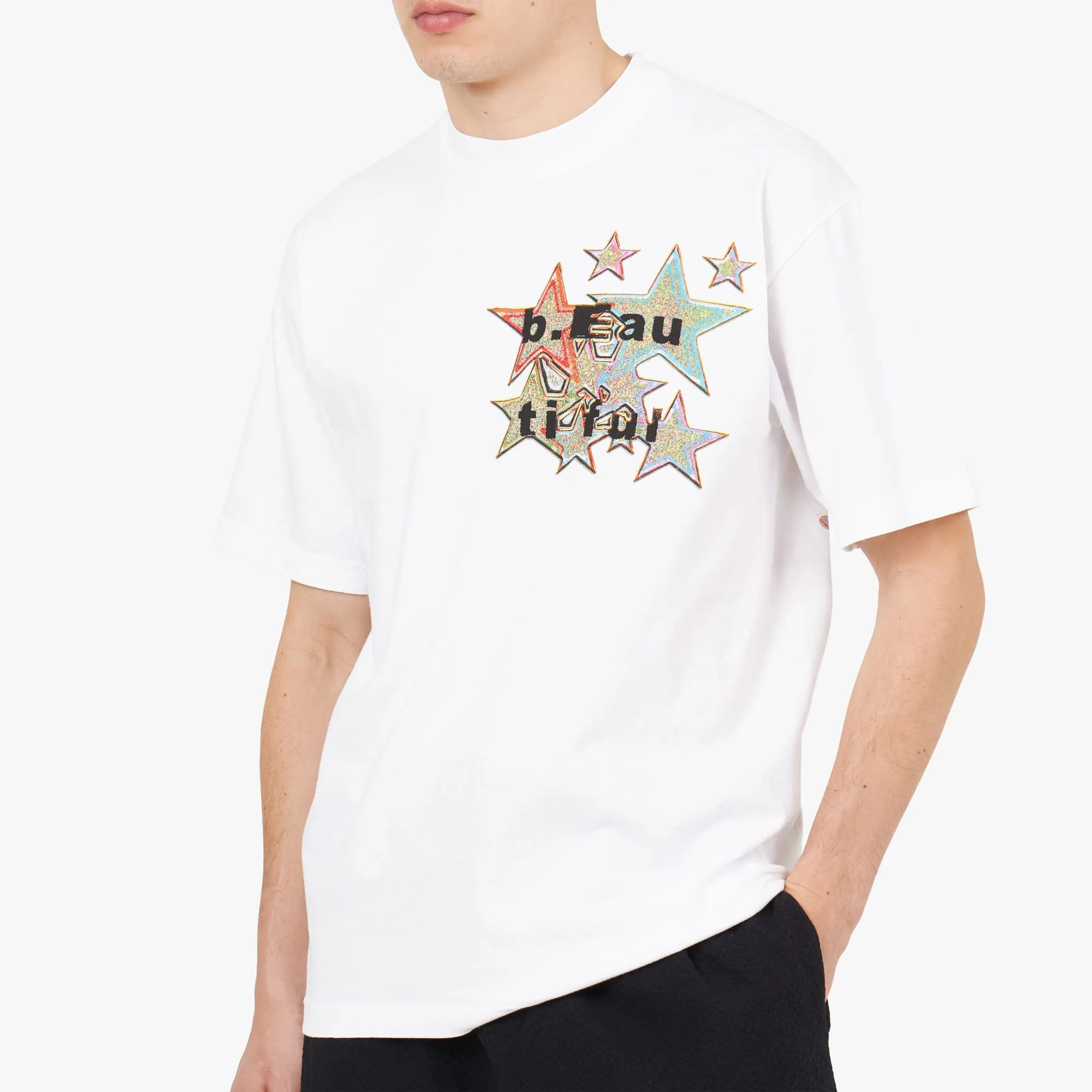 b.Eautiful x Ibuki Sakai T-shirt / White sold by Livestock product image thumbnail 4