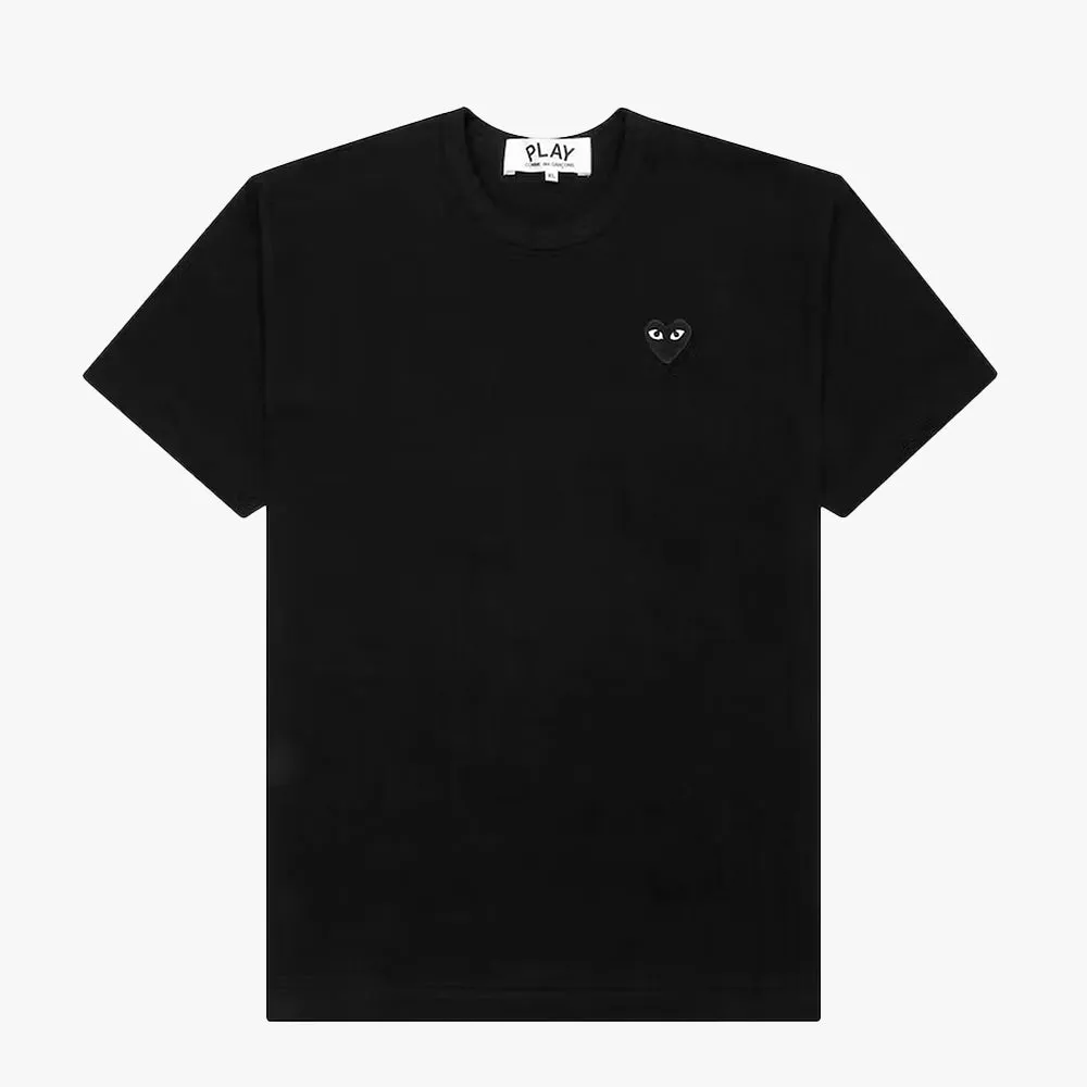COMME des GAR�ONS PLAY T-shirt Black Heart / Black sold by Livestock
