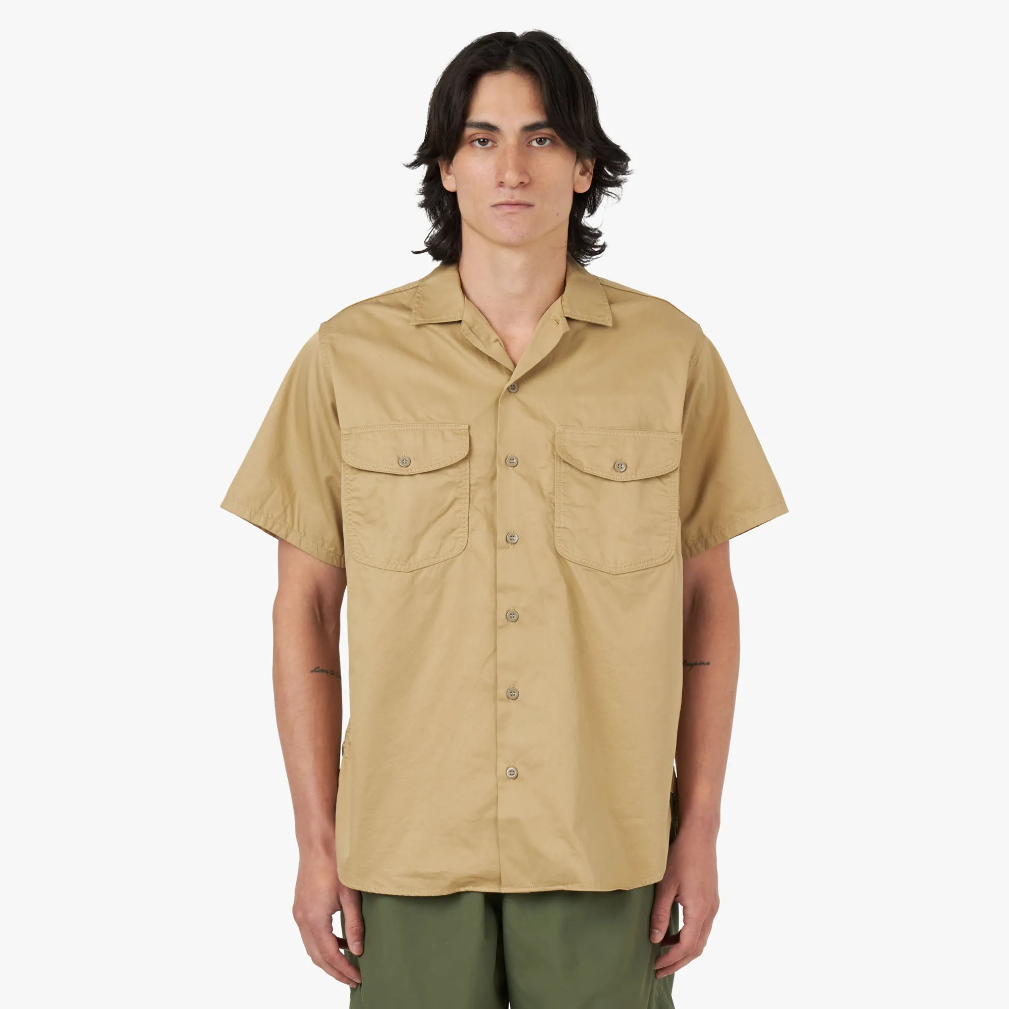 Beams Plus Work Twill Classic Fit / Khaki sold by Livestock