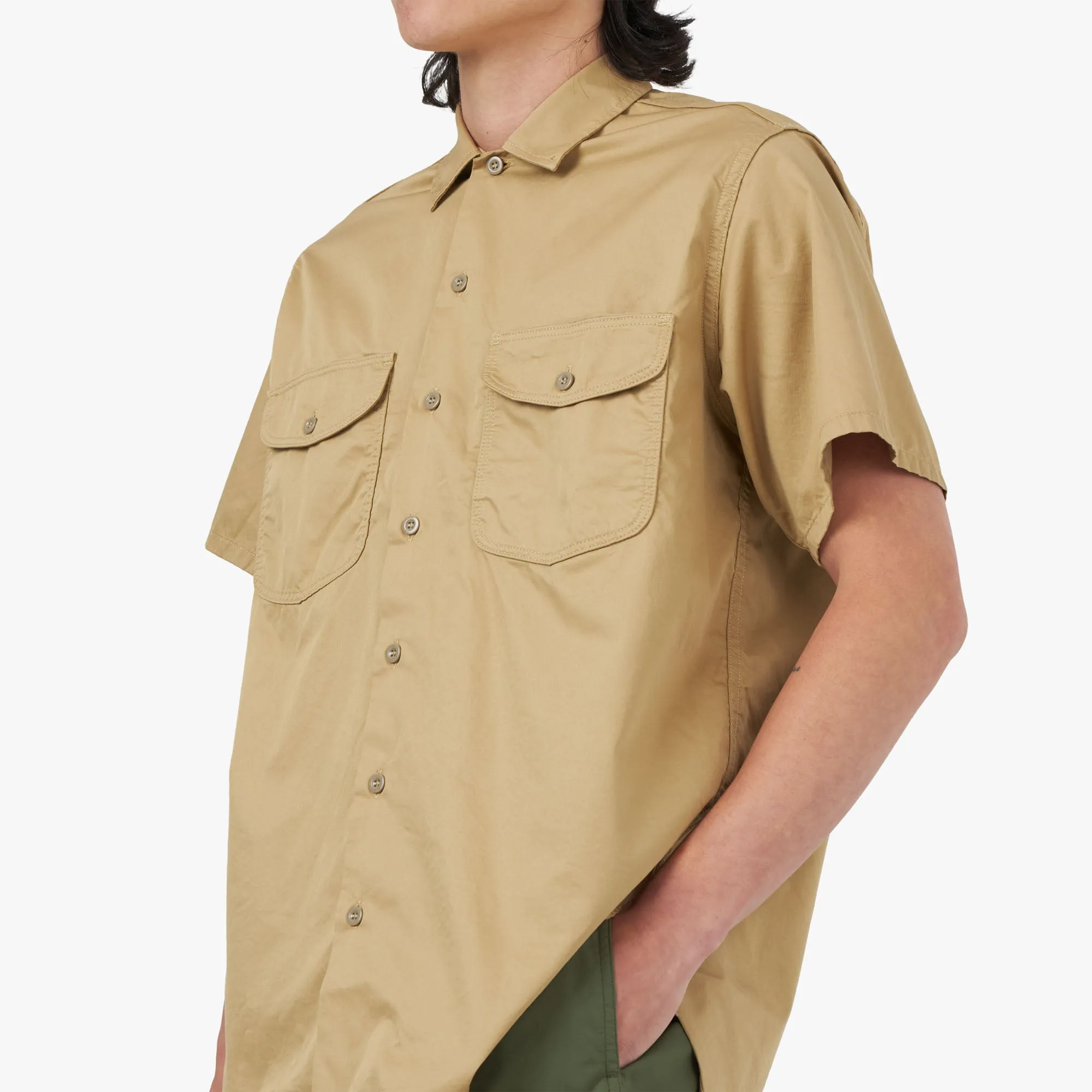 Beams Plus Work Twill Classic Fit / Khaki sold by Livestock product image thumbnail 4