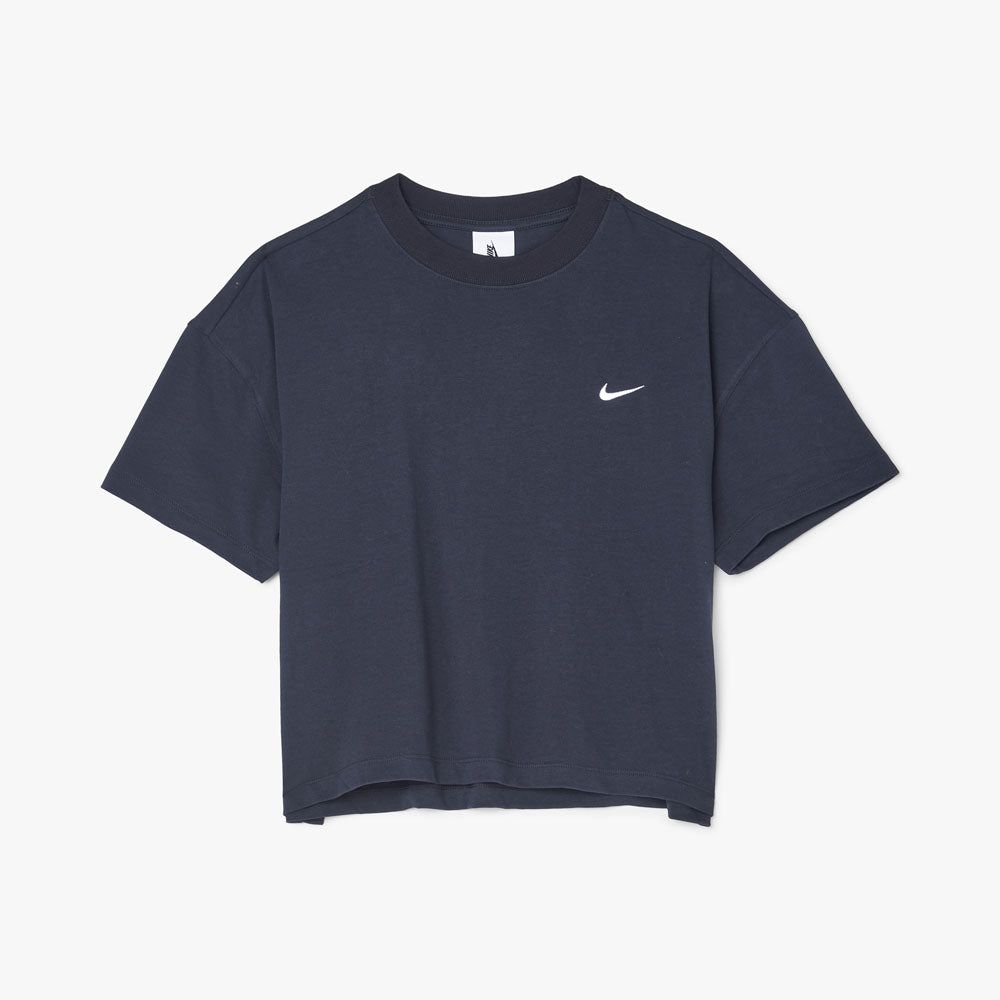 Nike Women's Solo Swoosh T-shirt Black / White sold by Livestock product image thumbnail 4