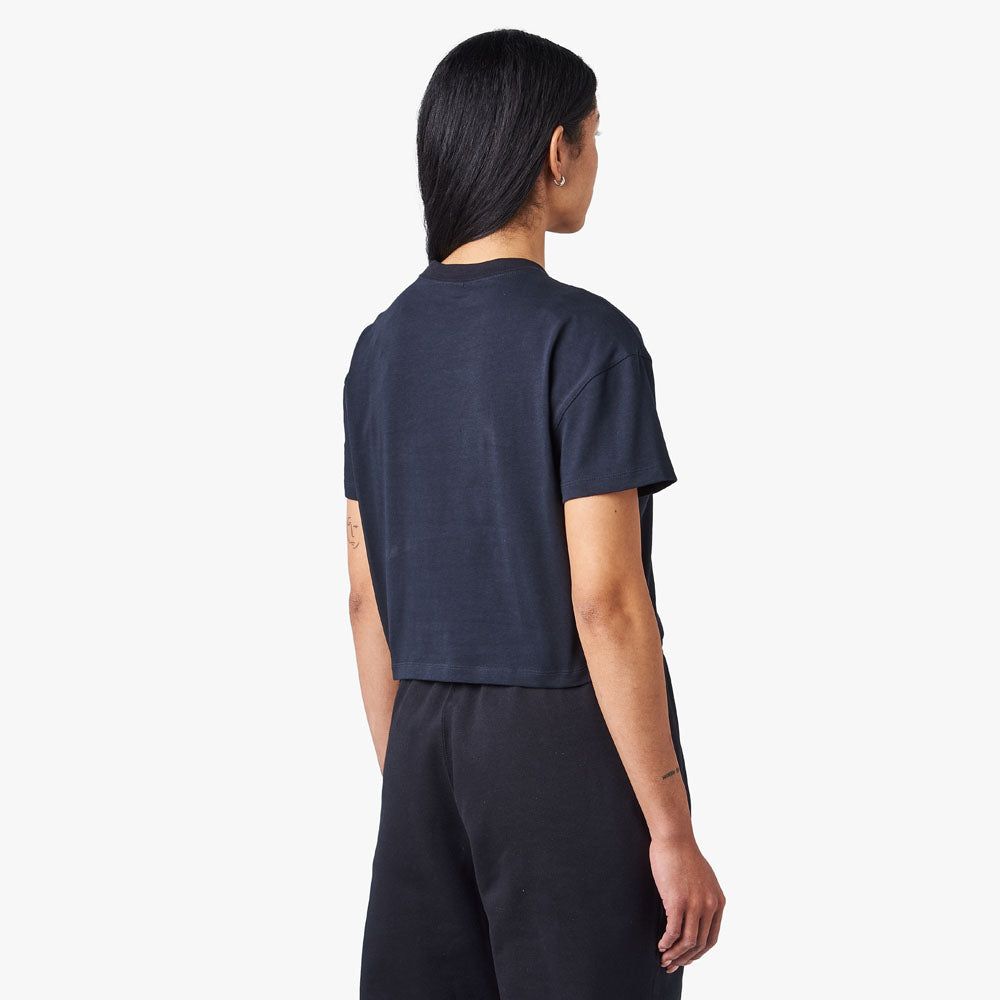 Nike Women's Solo Swoosh T-shirt Black / White sold by Livestock product image thumbnail 3