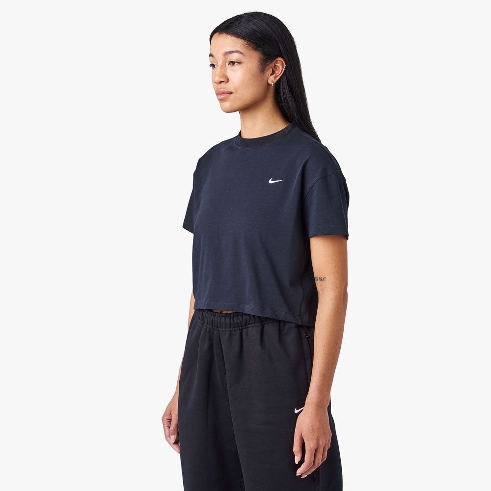 Nike Women's Solo Swoosh T-shirt Black / White sold by Livestock product image thumbnail 2