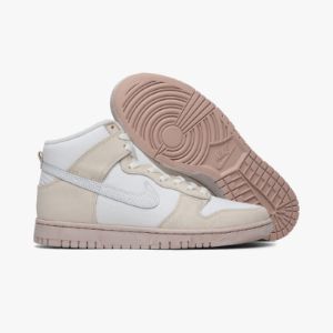 Nike Dunk High Retro Premium Summit White / Phantom - Pink Oxford sold by Livestock