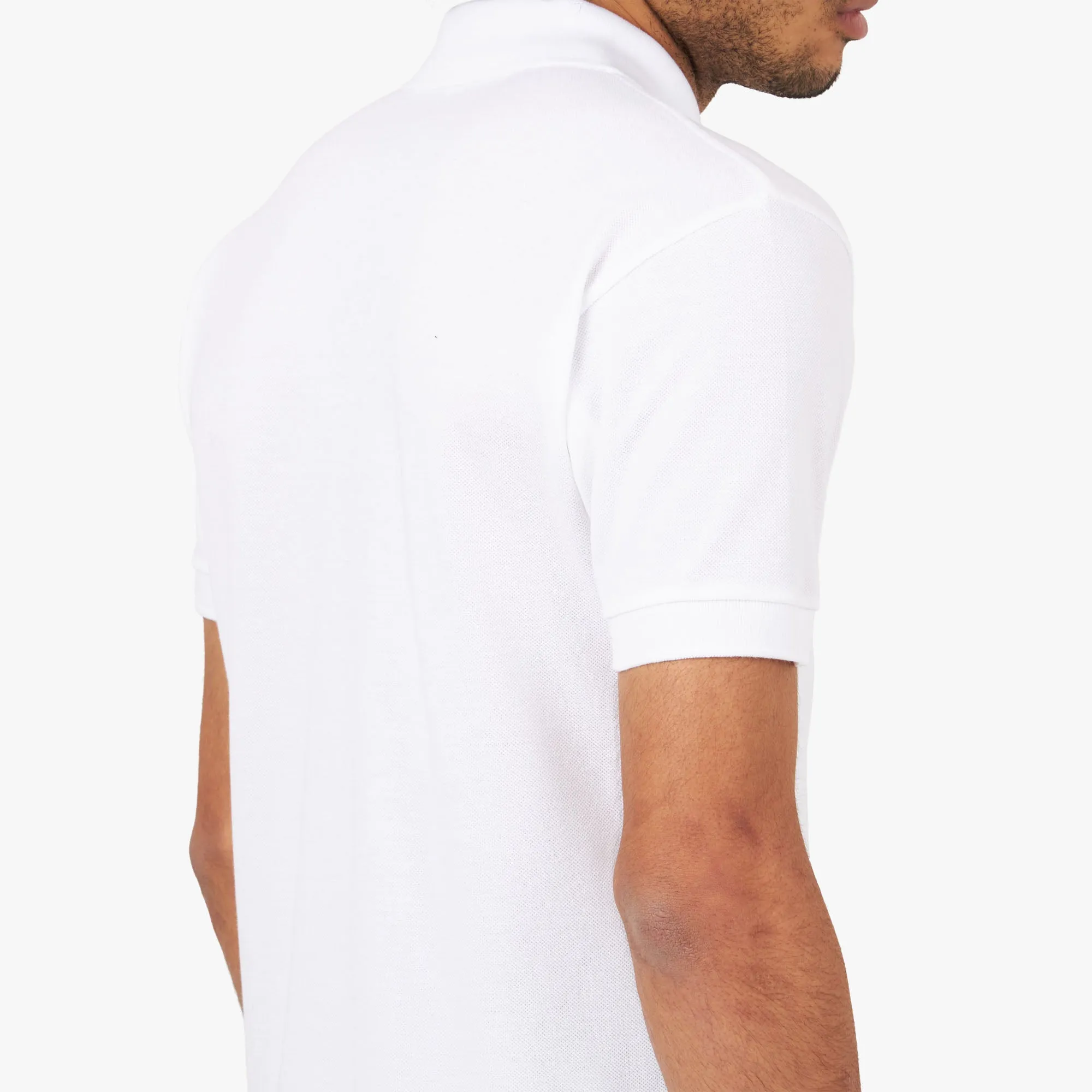 COMME des GARÇONS PLAY Red Heart Polo Shirt / White sold by Livestock product image thumbnail 5