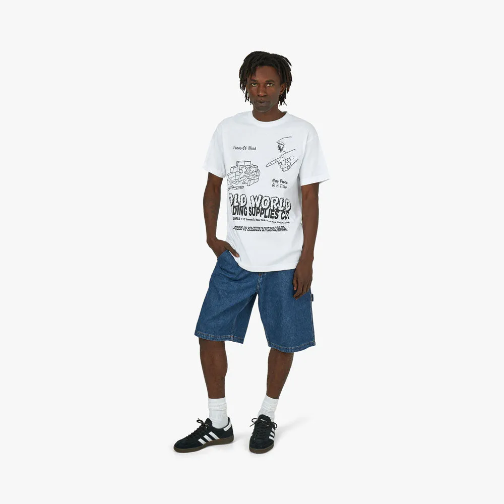 Cold World Frozen Goods Peace Of Mind T-shirt / White sold by Livestock product image thumbnail 5