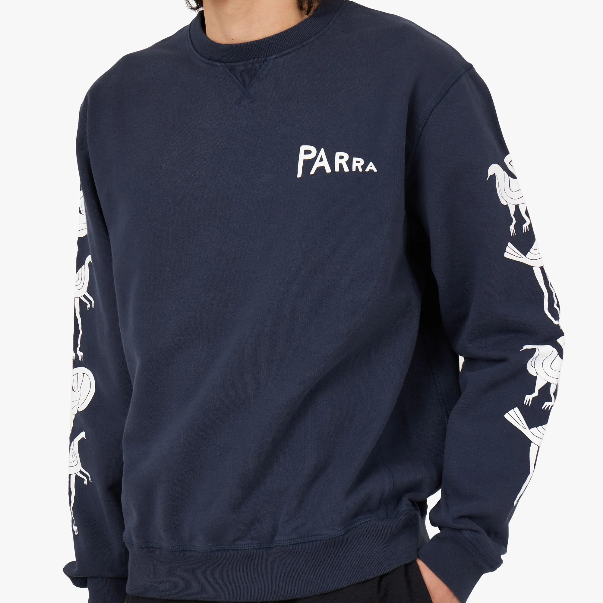 by Parra Fancy Pigeon Crewneck / Midnight Blue sold by Livestock product image thumbnail 4