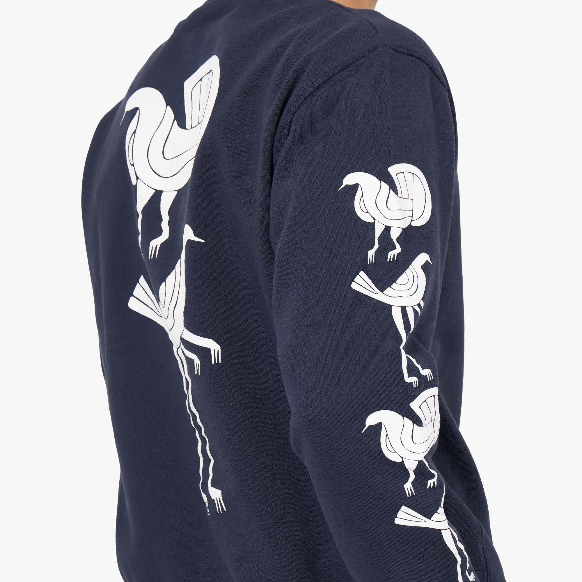 by Parra Fancy Pigeon Crewneck / Midnight Blue sold by Livestock product image thumbnail 5