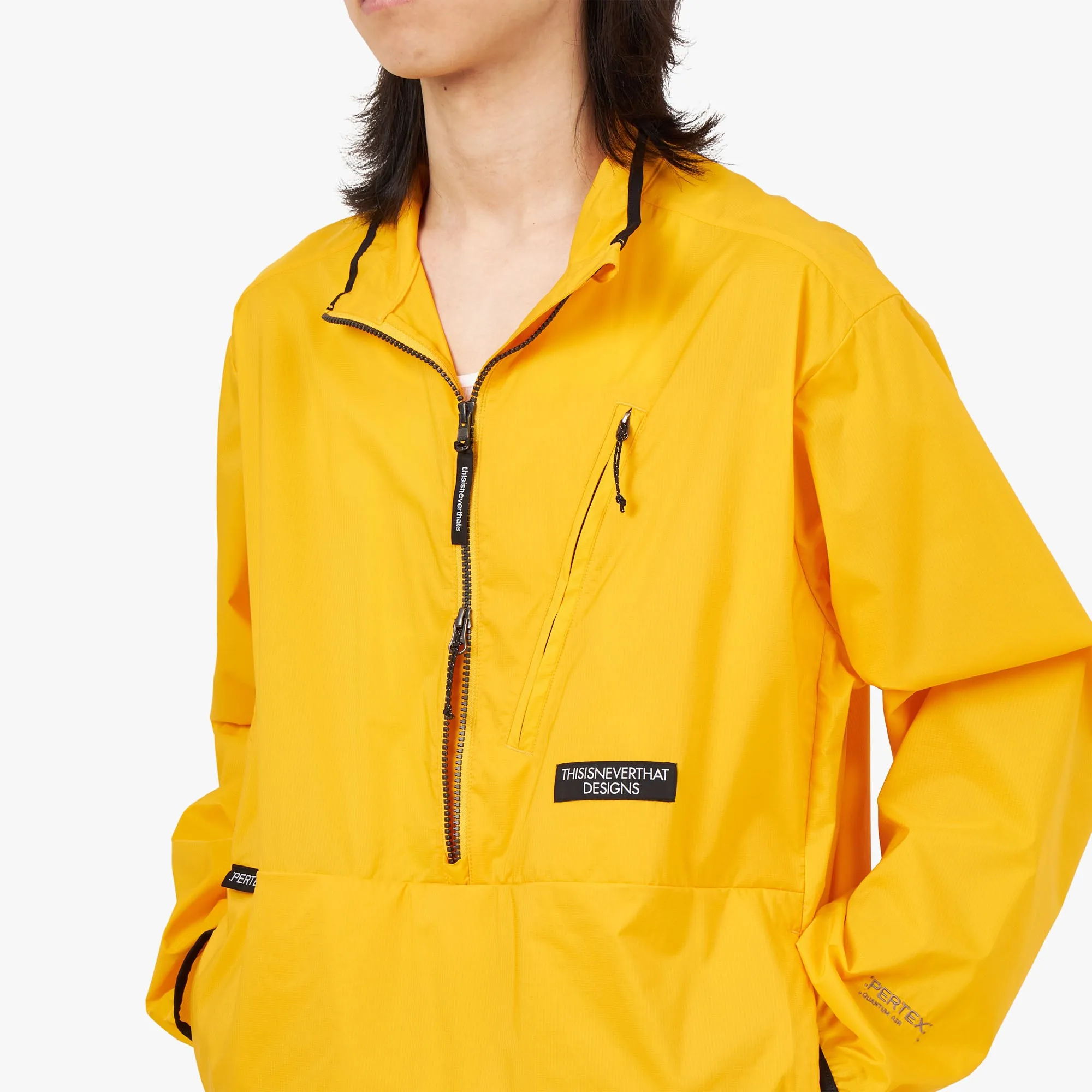 Thisisneverthat PERTEX Half Zip Pullover / Yellow sold by Livestock product image thumbnail 4