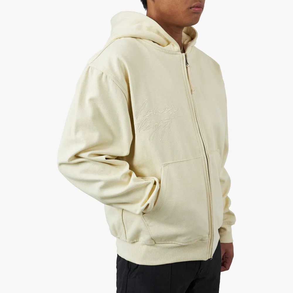 Honor The Gift Full Zip Truth Hoodie / Bone sold by Livestock product image thumbnail 3