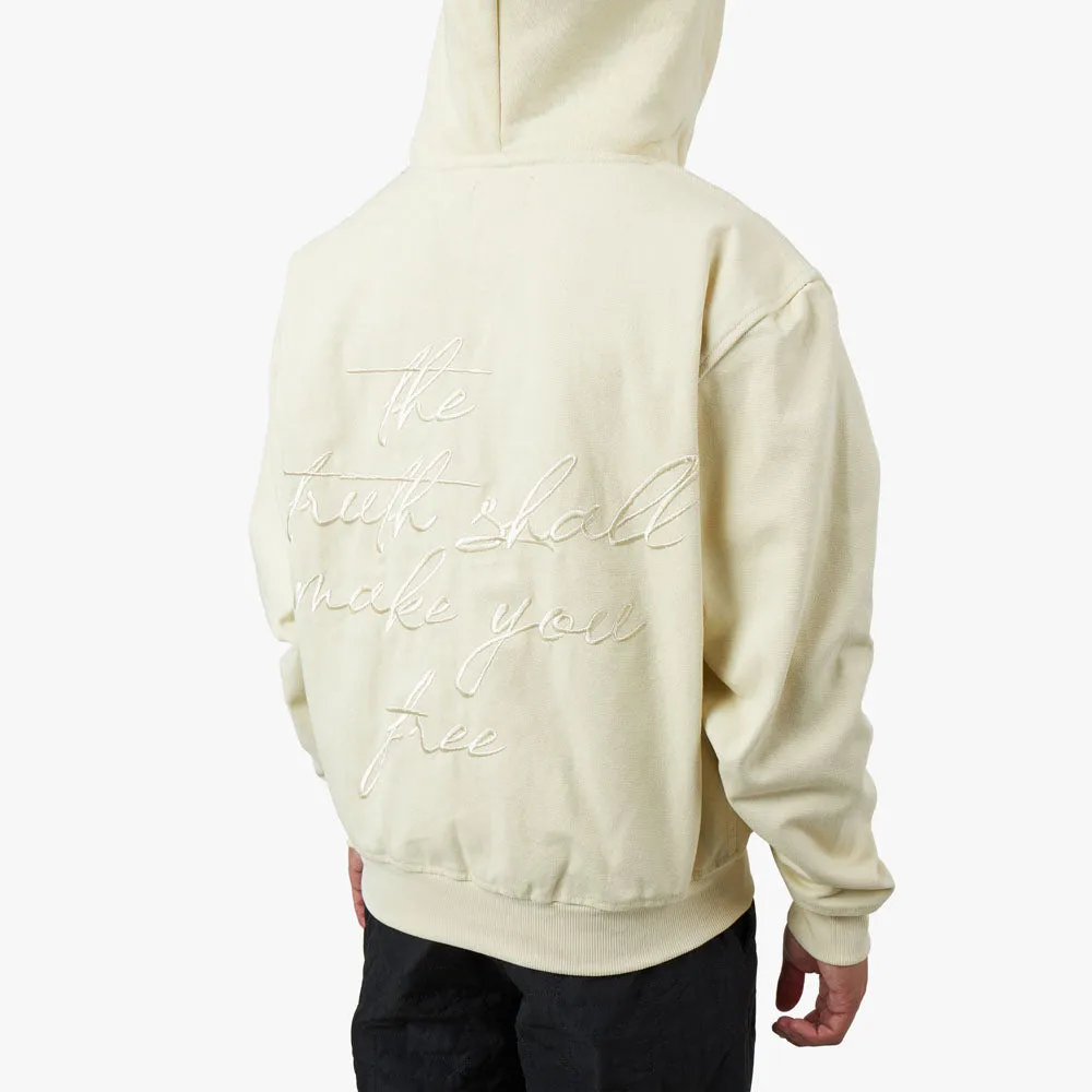 Honor The Gift Full Zip Truth Hoodie / Bone sold by Livestock product image thumbnail 4