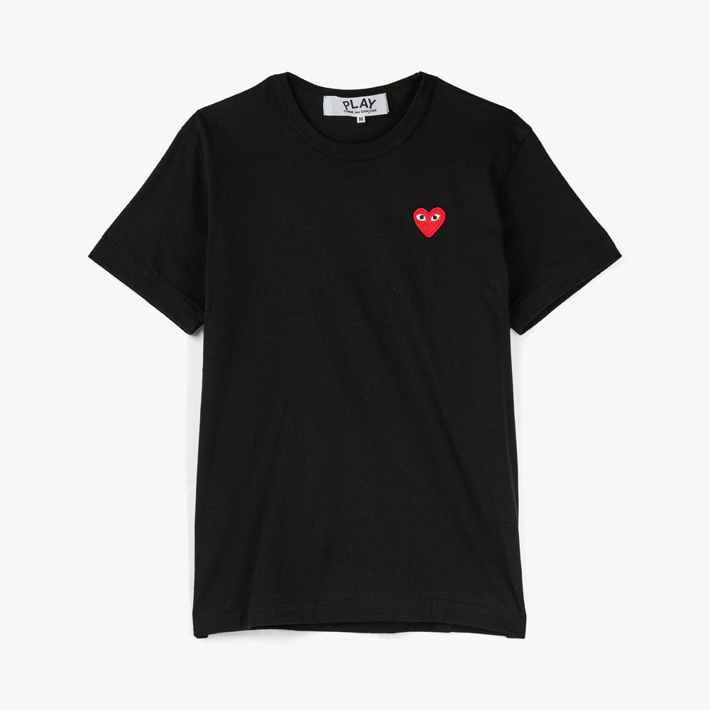 COMME des GARCONS PLAY Red Heart T-Shirt / Black sold by Livestock product image thumbnail 4