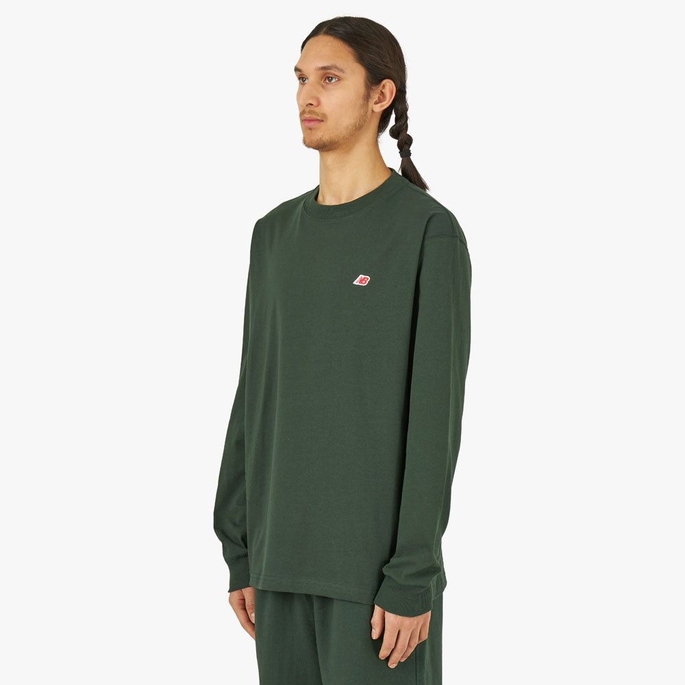 New Balance MADE in USA Core Long Sleeve T-shirt / Midnight Green sold by Livestock product image thumbnail 2