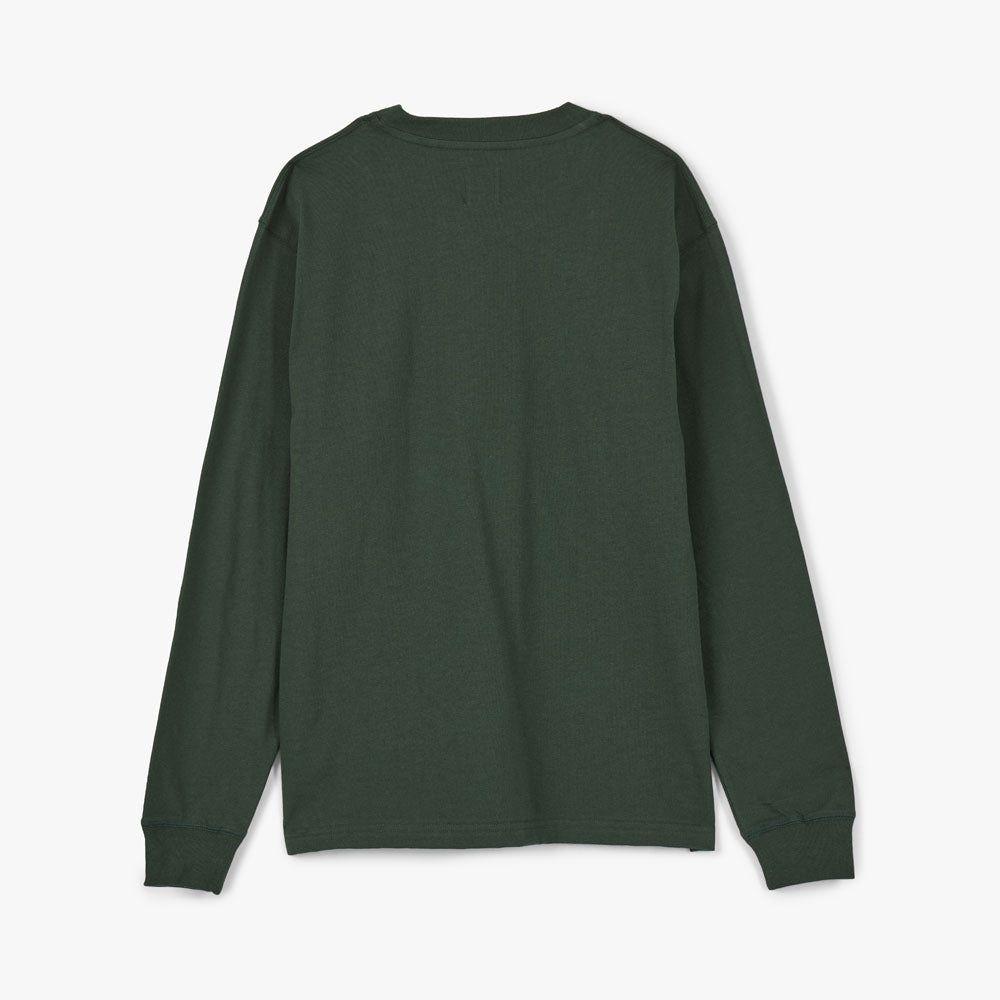 New Balance MADE in USA Core Long Sleeve T-shirt / Midnight Green sold by Livestock product image thumbnail 5