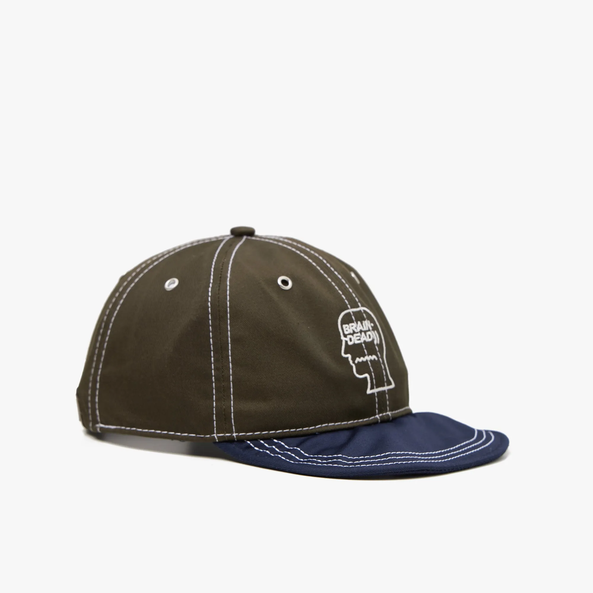 Brain Dead Wire Brim 6 Panel Hat / Forest Green sold by Livestock