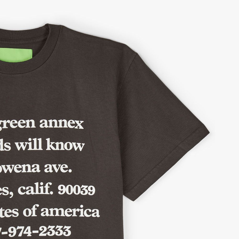 Mister Green Domicile Tee / 99% Black sold by Livestock product image thumbnail 6