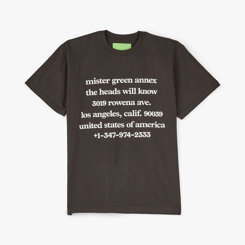 Mister Green Domicile Tee / 99% Black sold by Livestock product image thumbnail 4