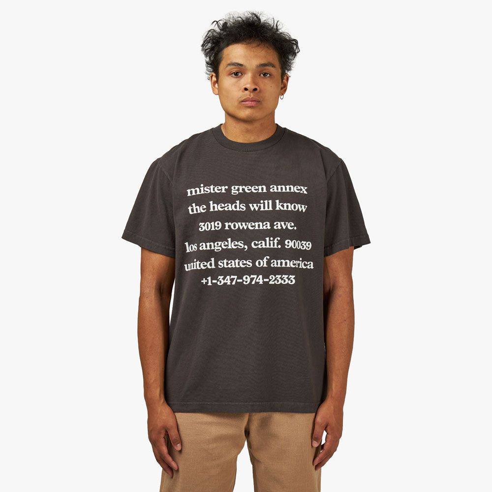 Mister Green Domicile Tee / 99% Black sold by Livestock
