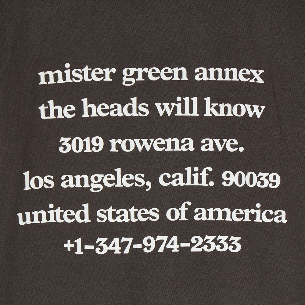 Mister Green Domicile Tee / 99% Black sold by Livestock product image thumbnail 7