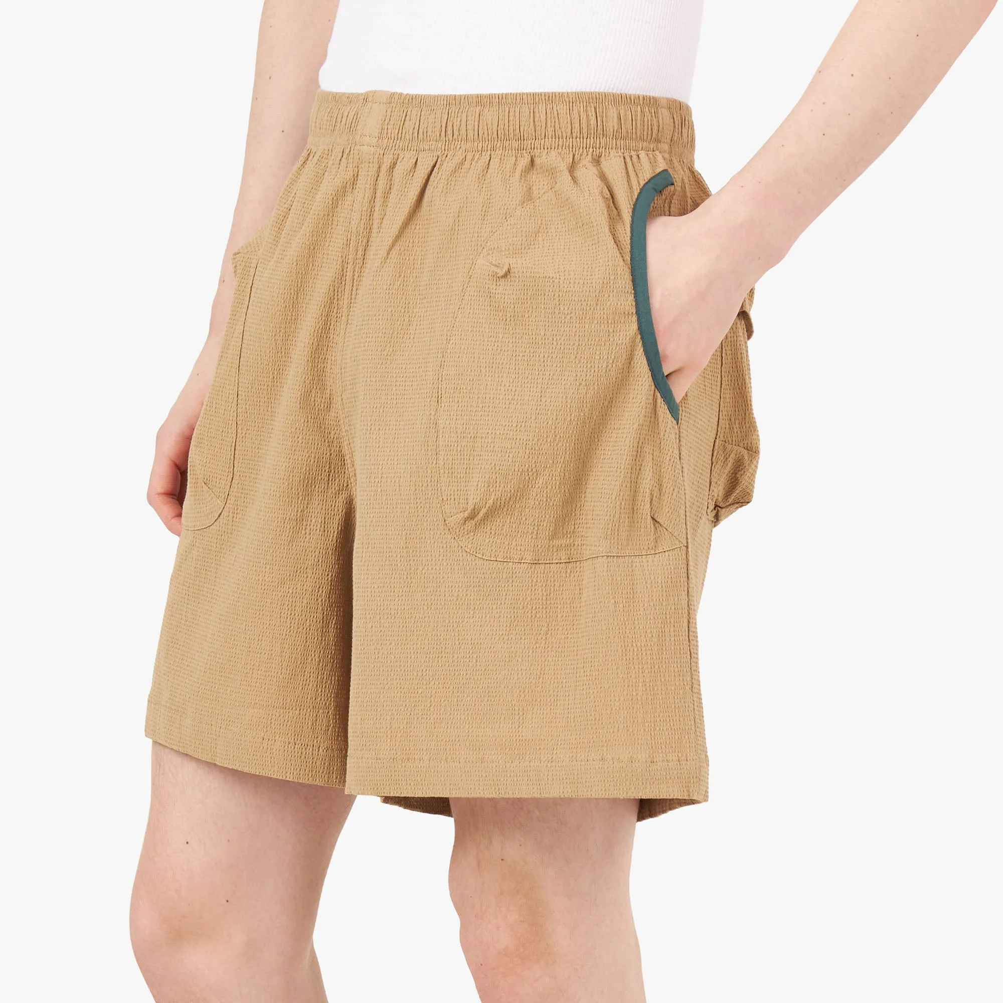 Brain Dead 3D Pocket Mountain Shorts / Nutmeg sold by Livestock product image thumbnail 4