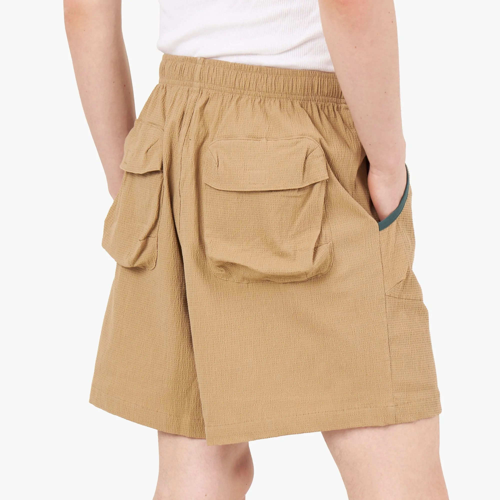 Brain Dead 3D Pocket Mountain Shorts / Nutmeg sold by Livestock product image thumbnail 5