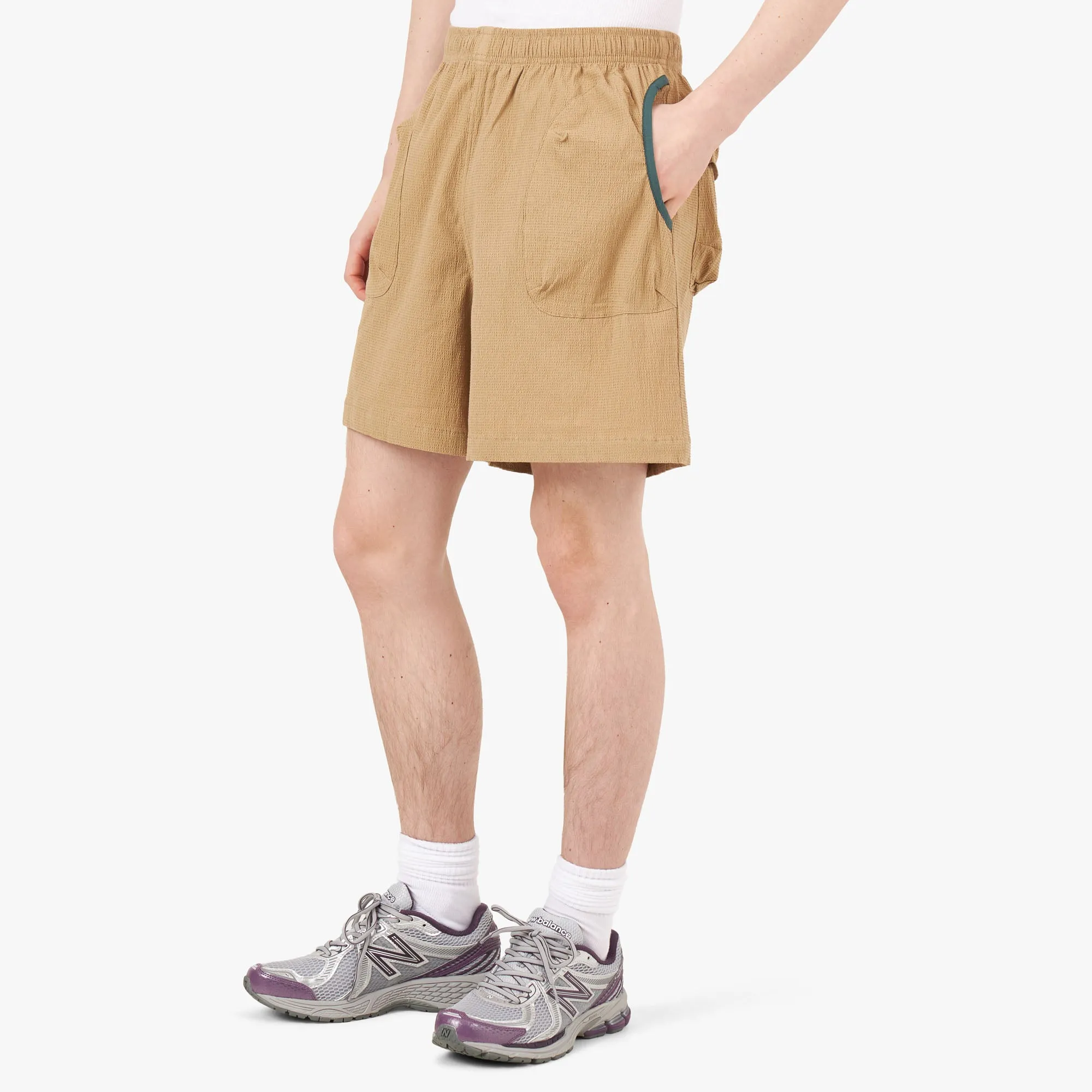 Brain Dead 3D Pocket Mountain Shorts / Nutmeg sold by Livestock product image thumbnail 2