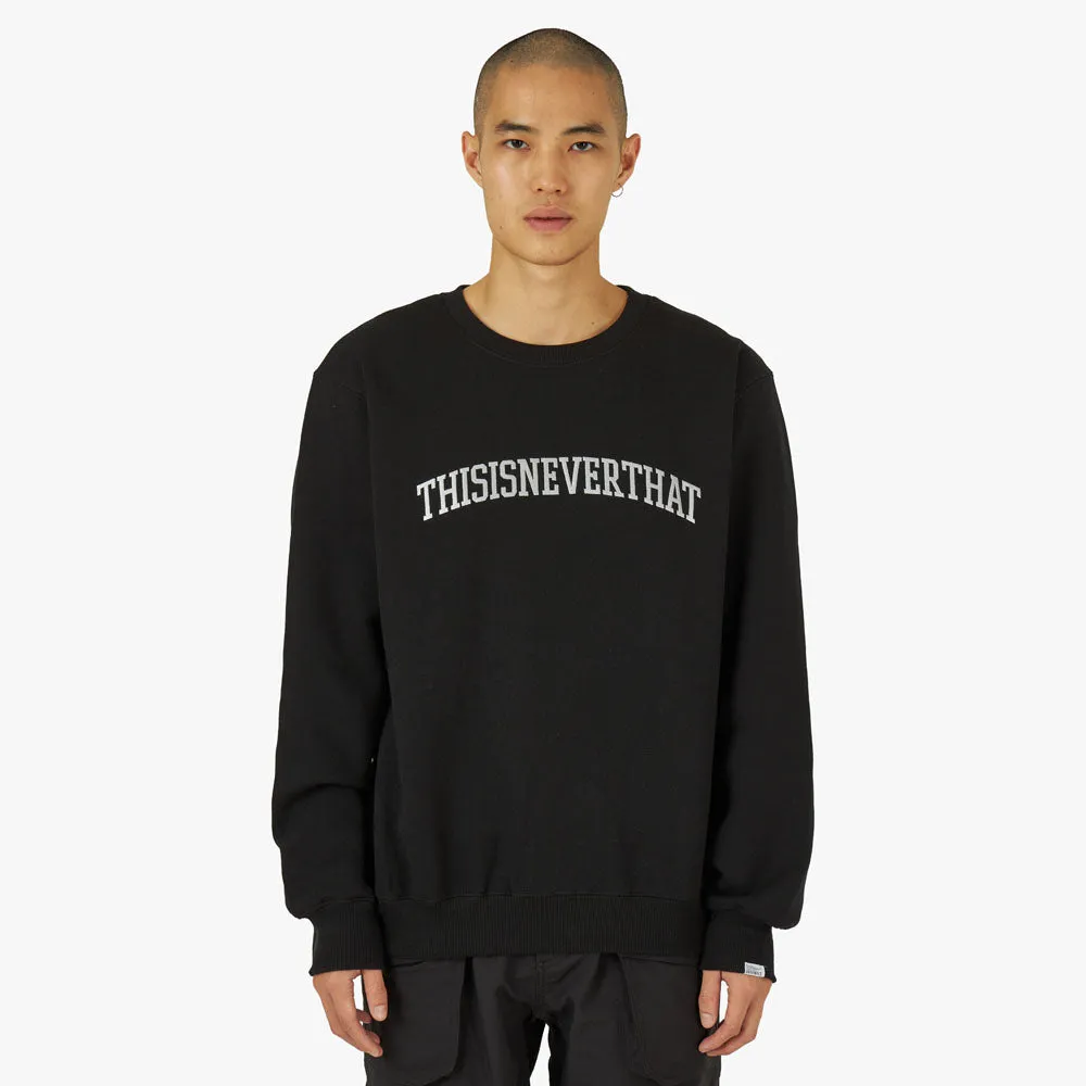 thisisneverthat Arch-Logo Crewneck / Black sold by Livestock