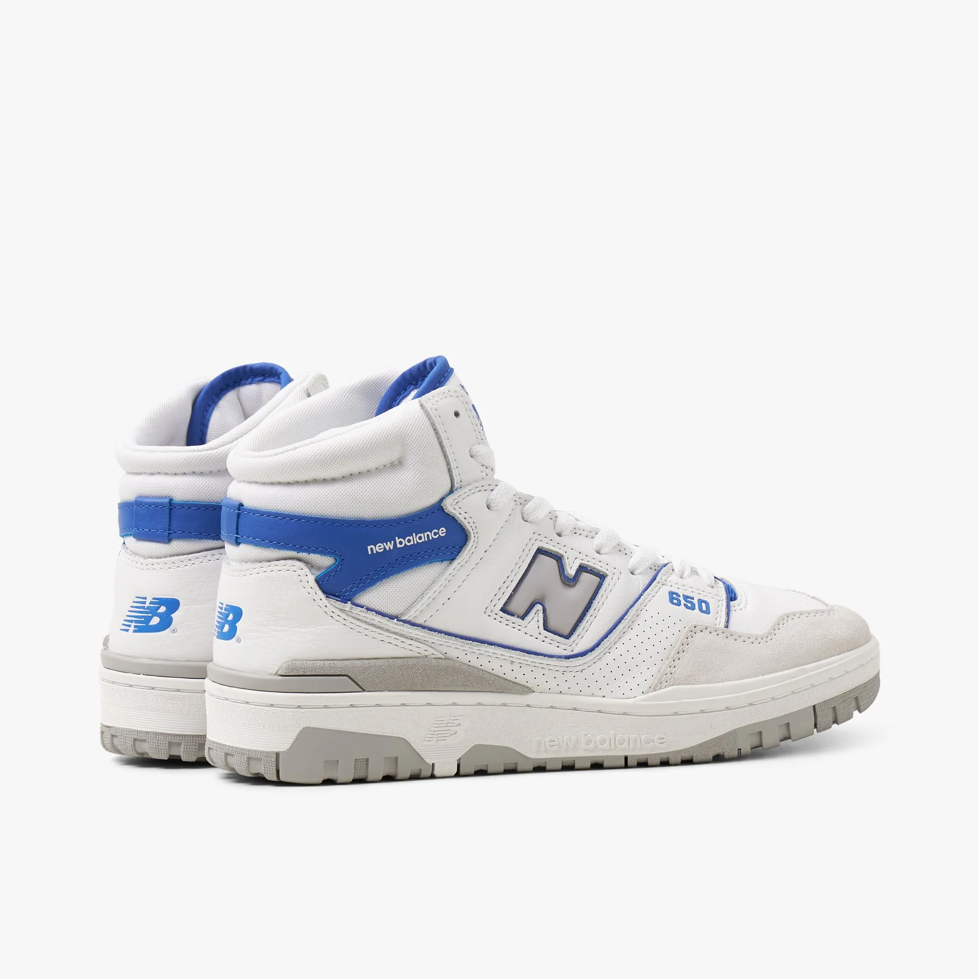 New Balance BB650RWI White / Marine Blue sold by Livestock product image thumbnail 4