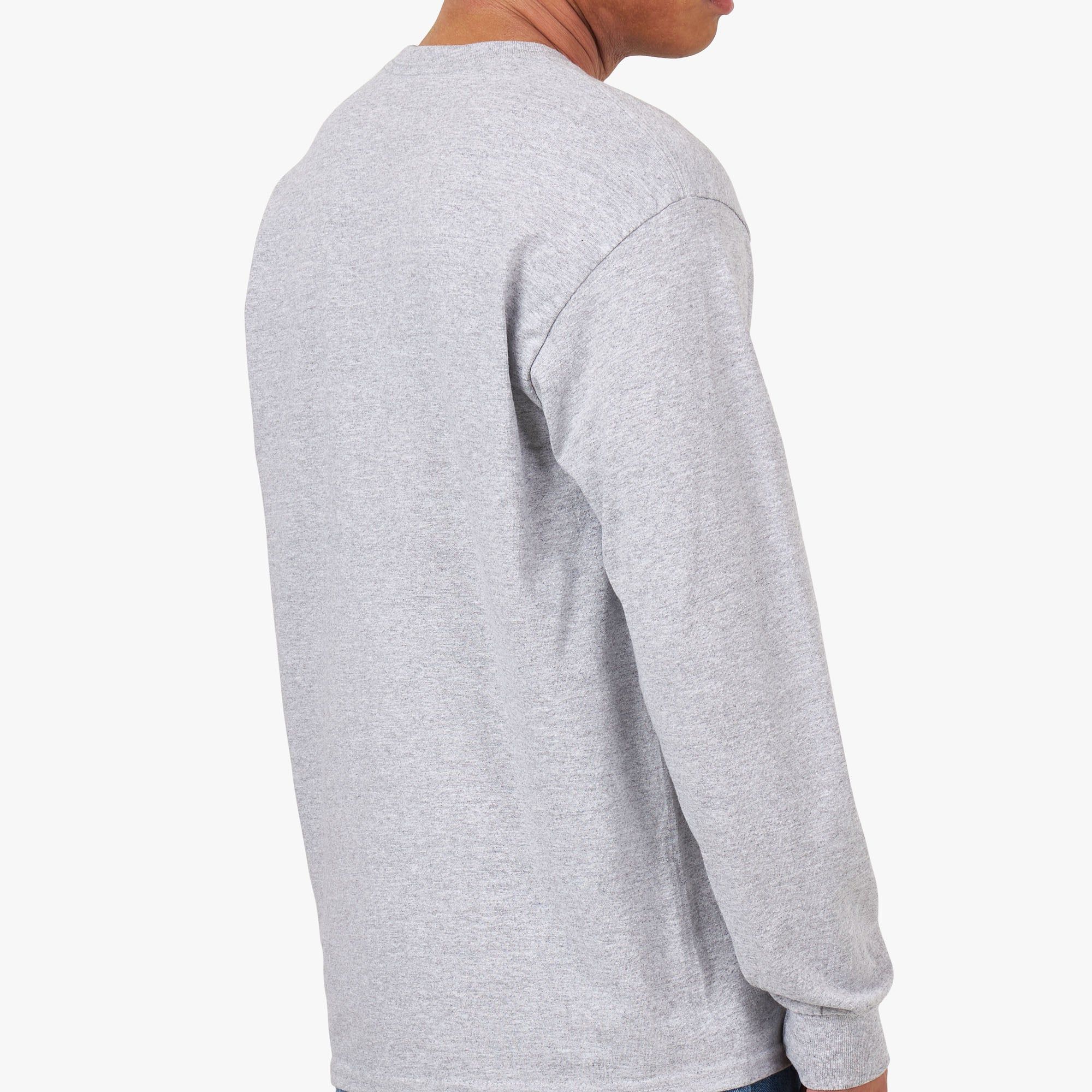 Fucking Awesome Little Stamp Long Sleeve T-shirt / Heather Grey sold by Livestock product image thumbnail 5