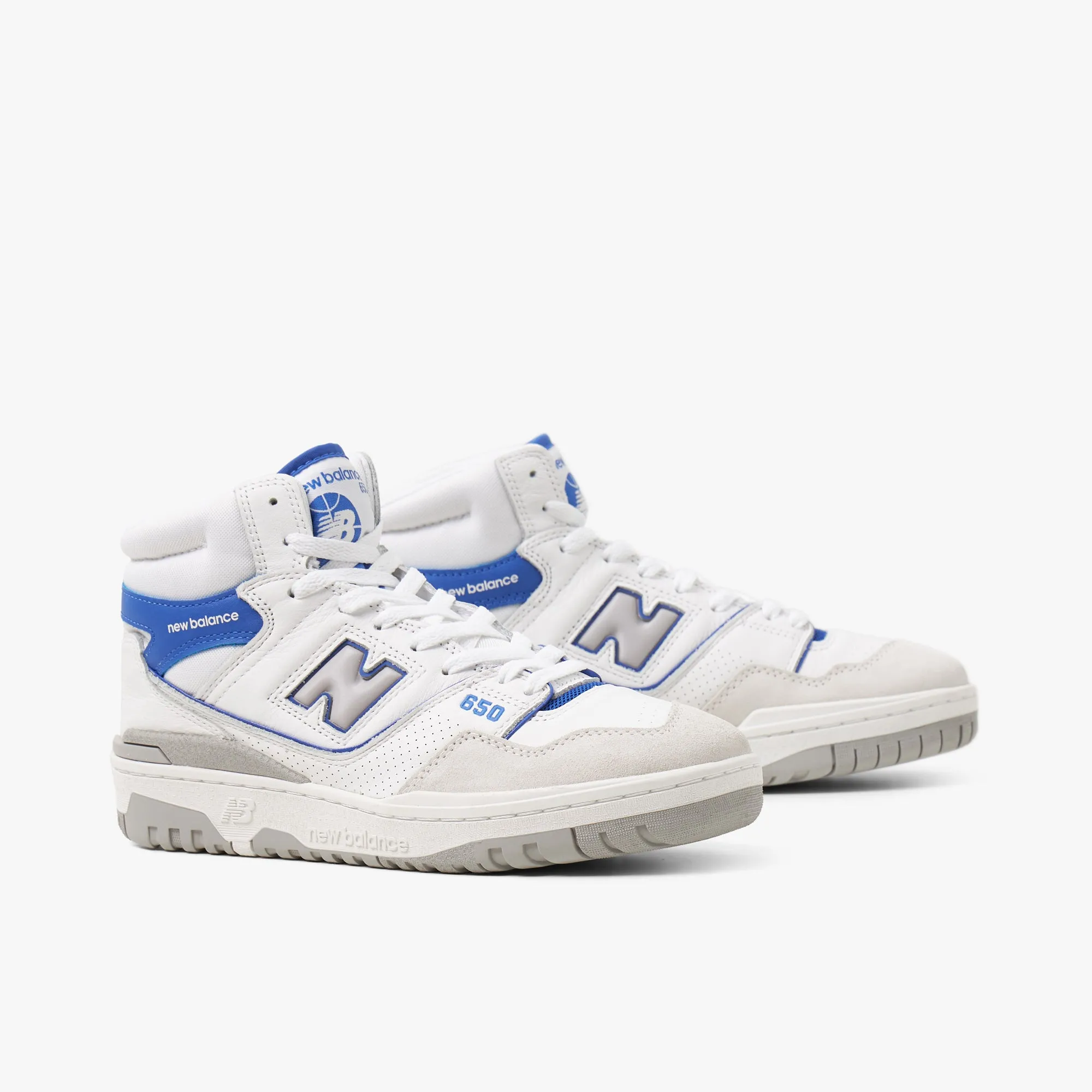 New Balance BB650RWI White / Marine Blue sold by Livestock product image thumbnail 3