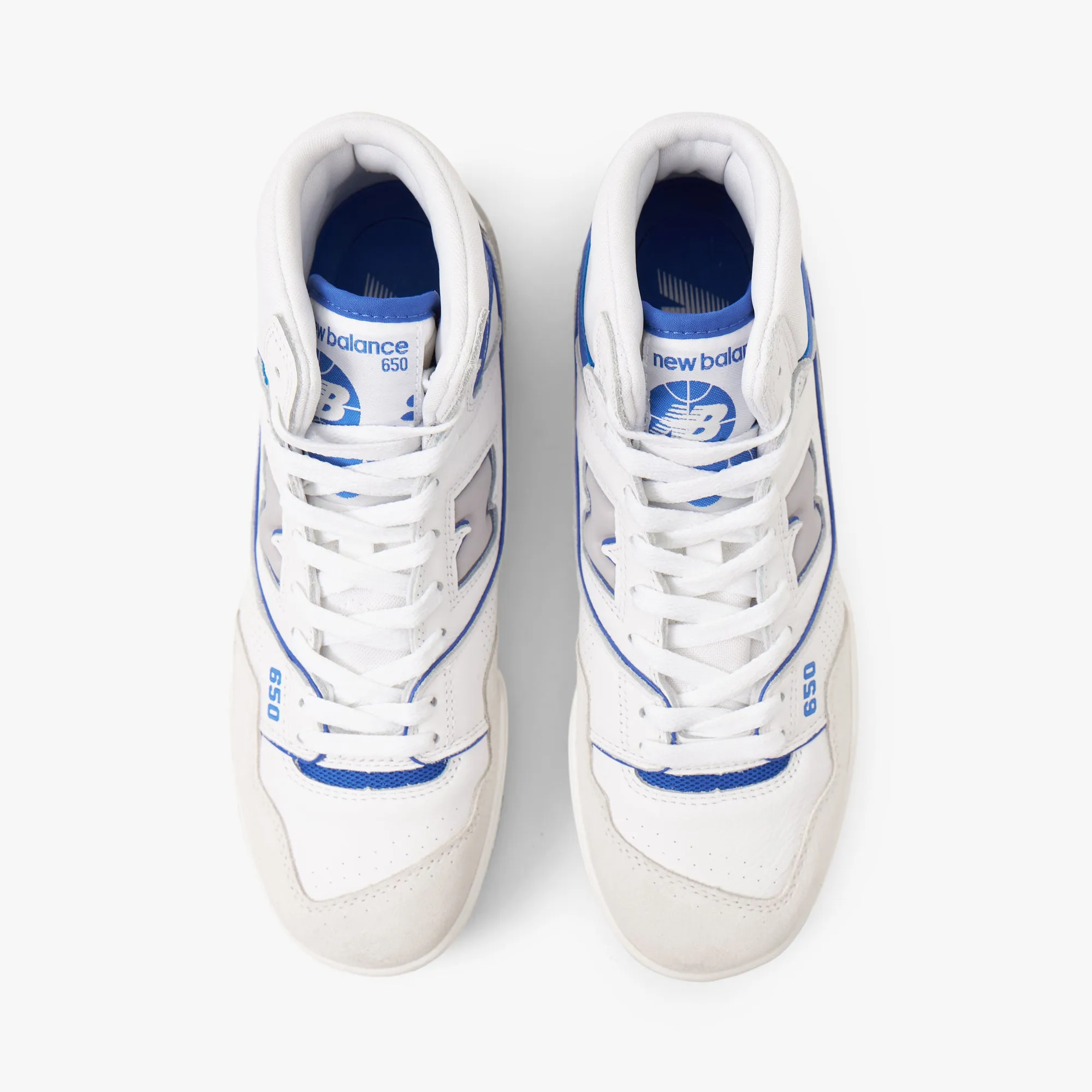 New Balance BB650RWI White / Marine Blue sold by Livestock product image thumbnail 5