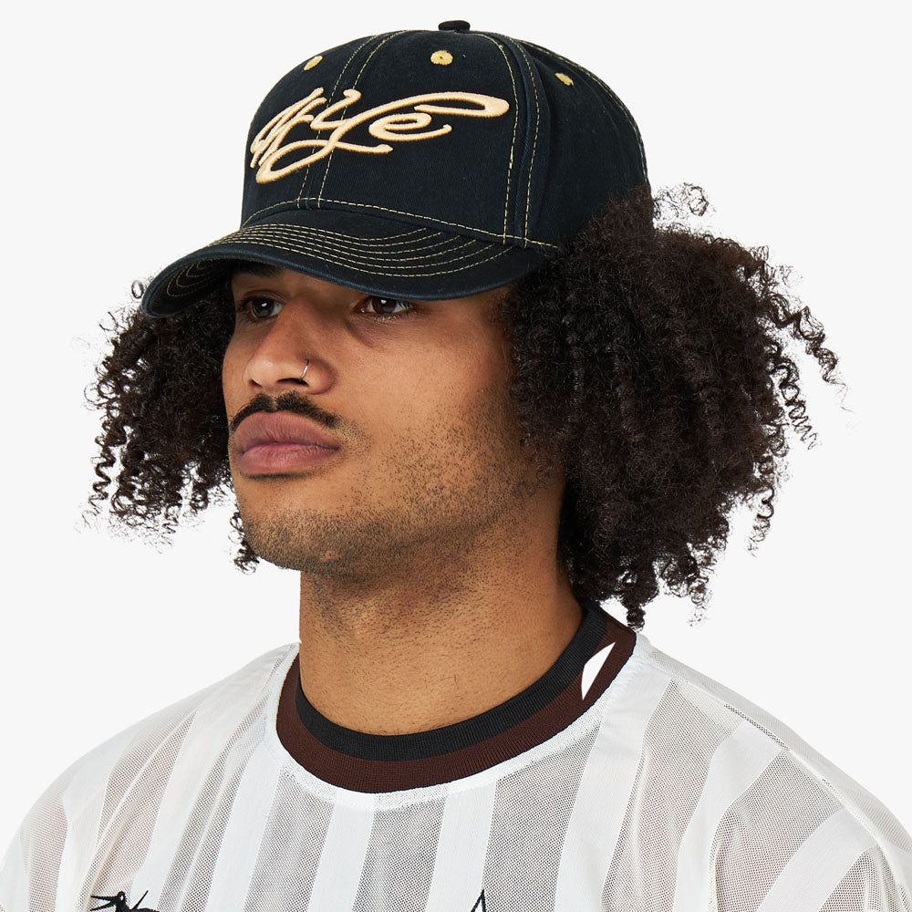 【YEGG】 Logo cap ♥4colors 4YE Signature Logo Lo-Pro Cap Black / Gold | Parallel
