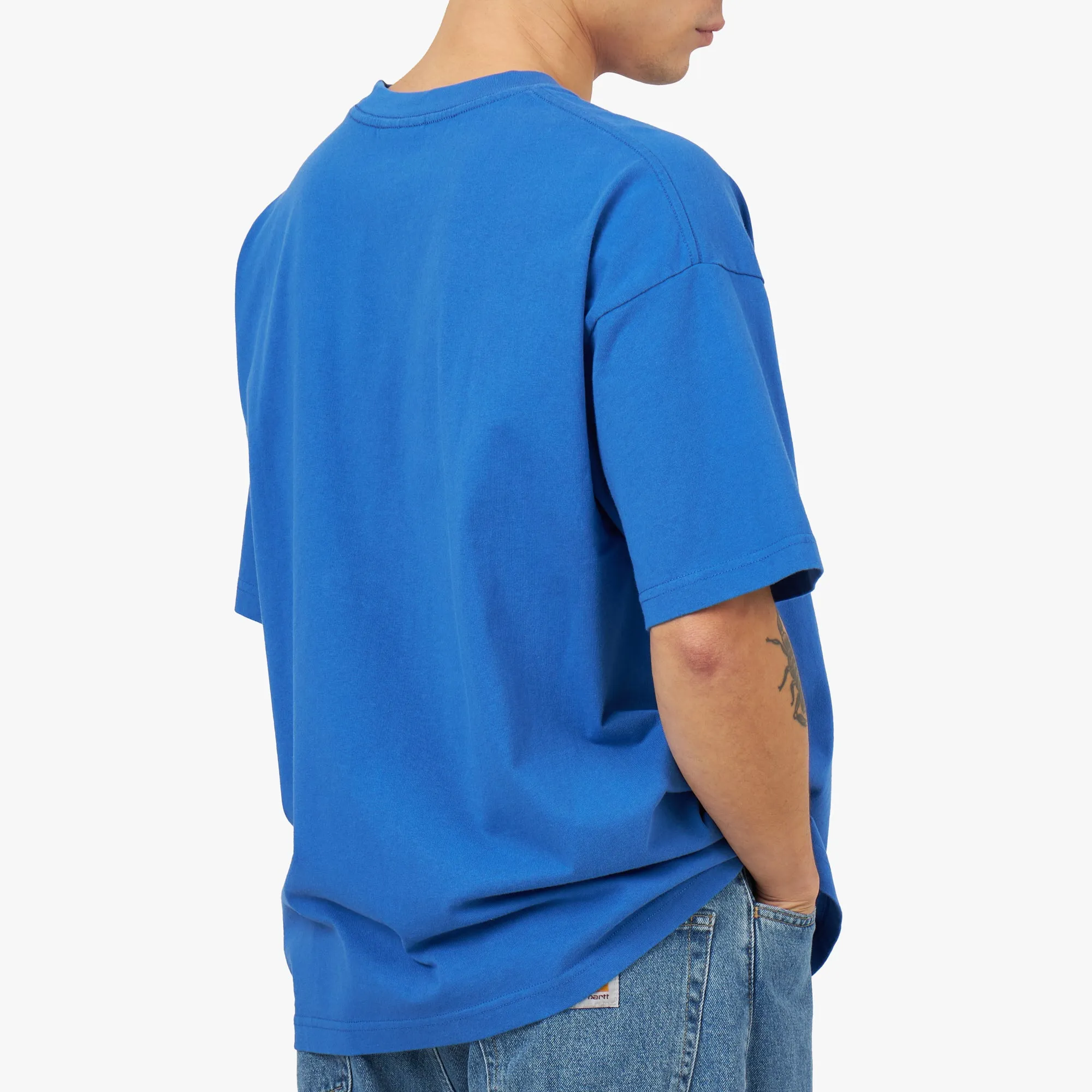 Metalwood Studio Logo T-shirt / Cobalt sold by Livestock product image thumbnail 5