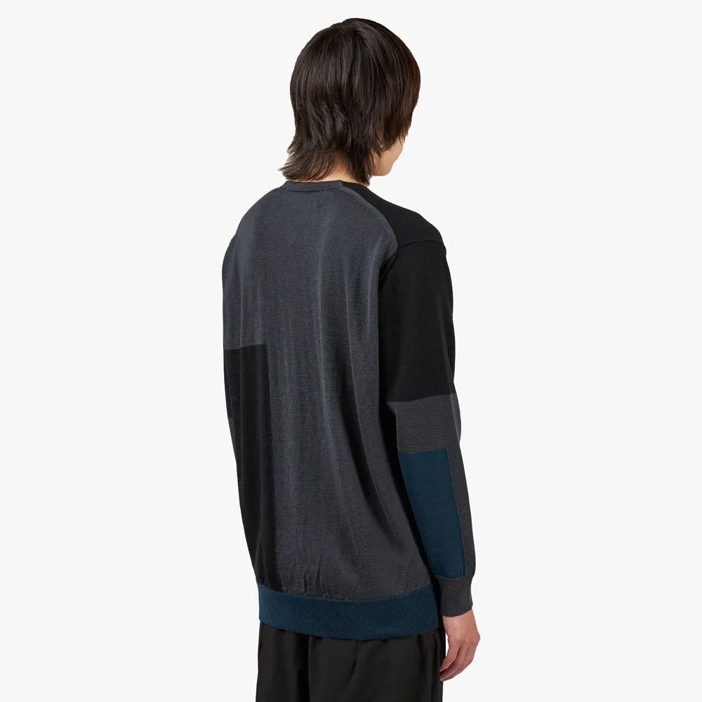 COMME des GARÇONS HOMME Worsted Wool Crewneck / Multi sold by Livestock product image thumbnail 3
