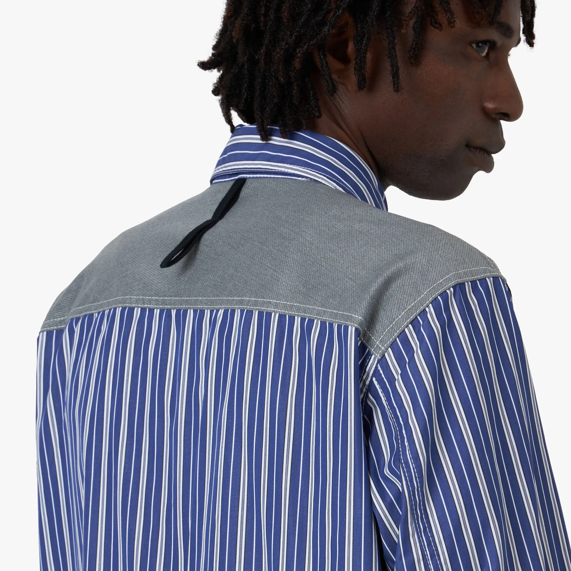 Junya Watanabe MAN Technical Overshirt Navy / White sold by Livestock product image thumbnail 5