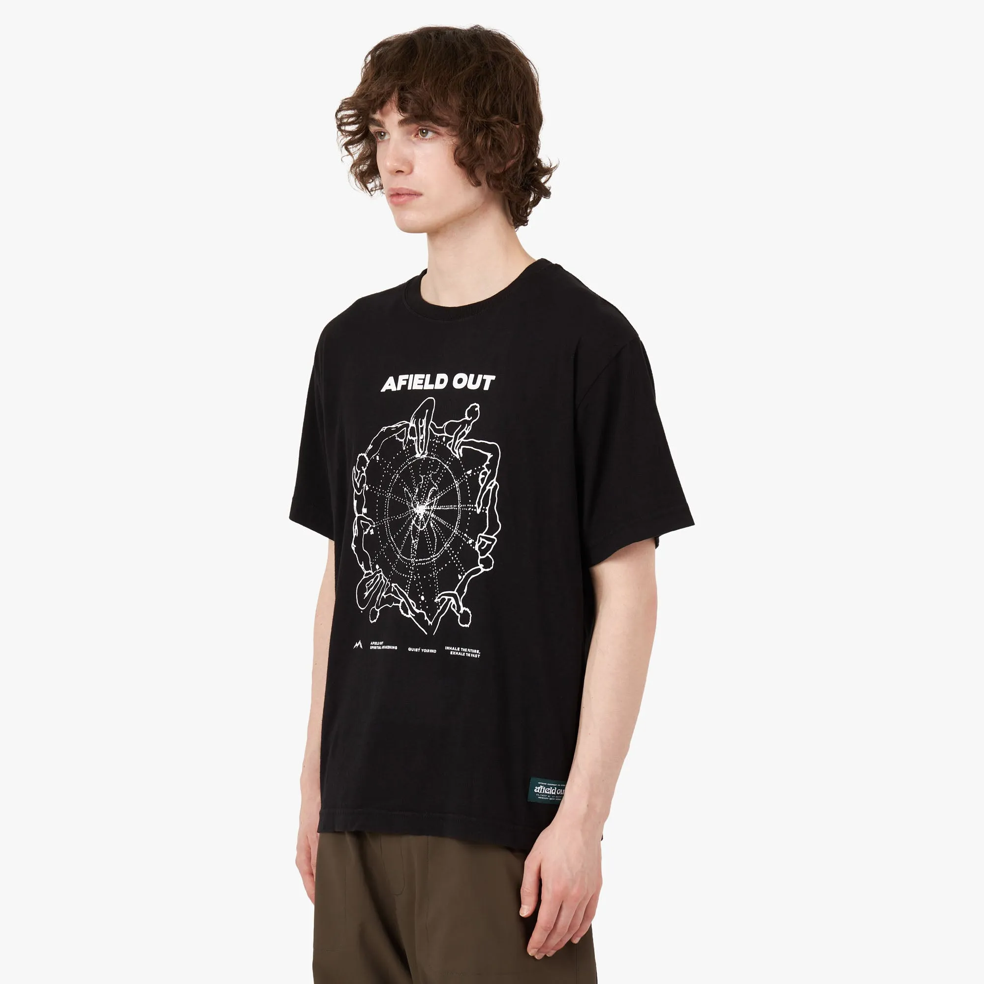 Afield Out Flow T-Shirt Black sold by Livestock product image thumbnail 2