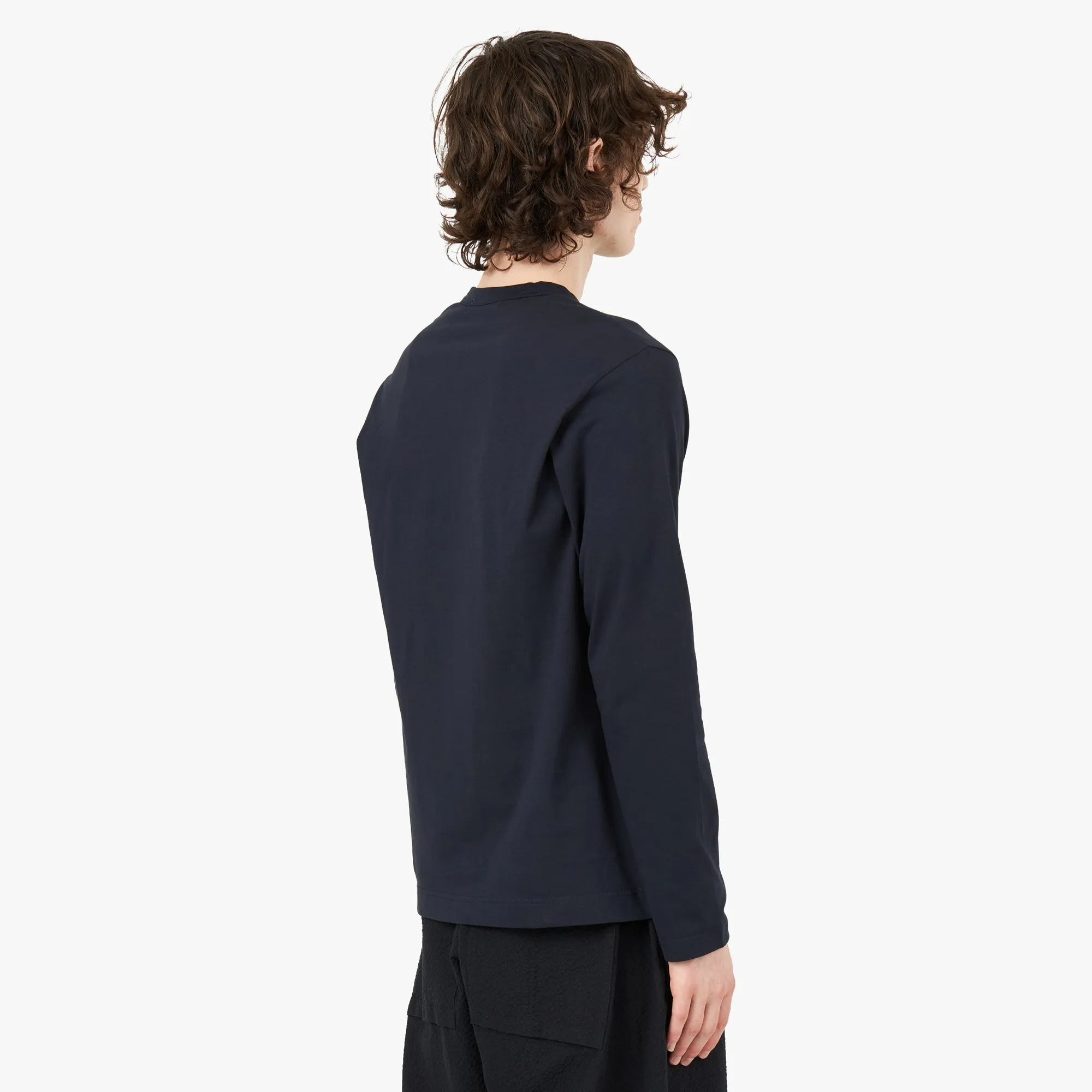 COMME des GARÇONS SHIRT Long Sleeve T-shirt / Navy sold by Livestock product image thumbnail 3