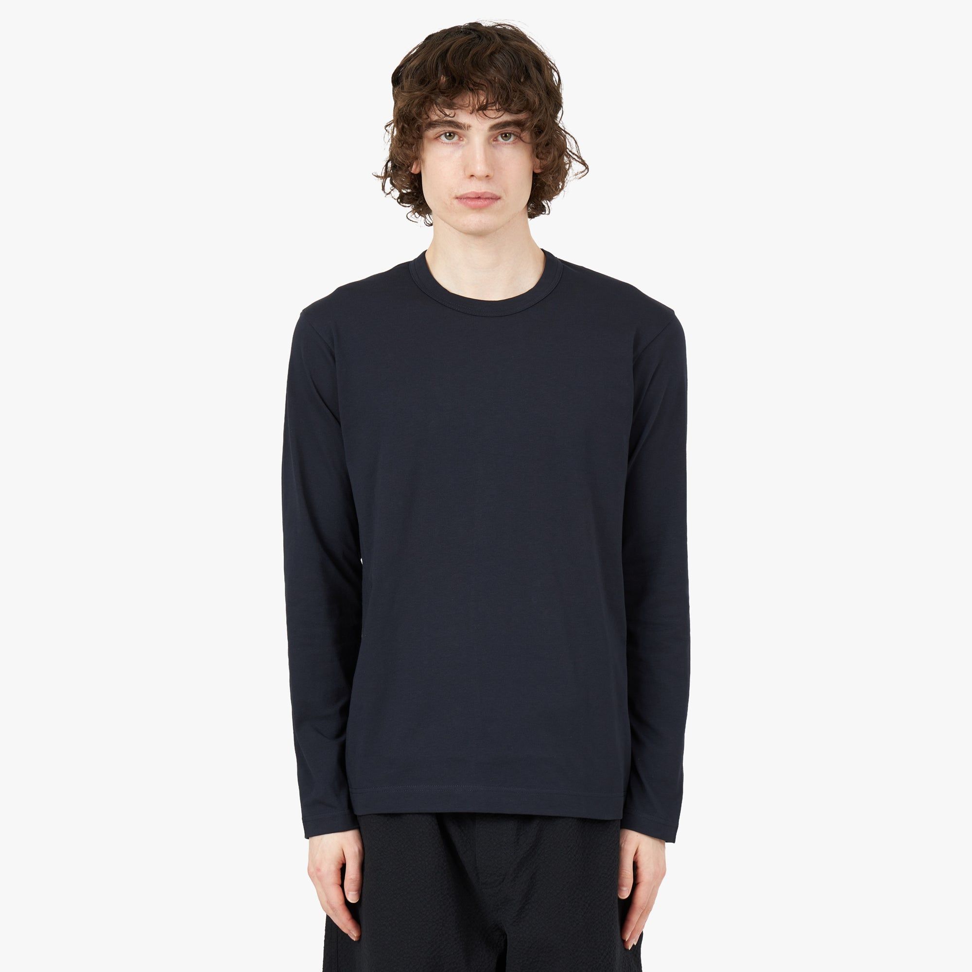 COMME des GARÇONS SHIRT Long Sleeve Forever T-shirt / Black sold by Livestock