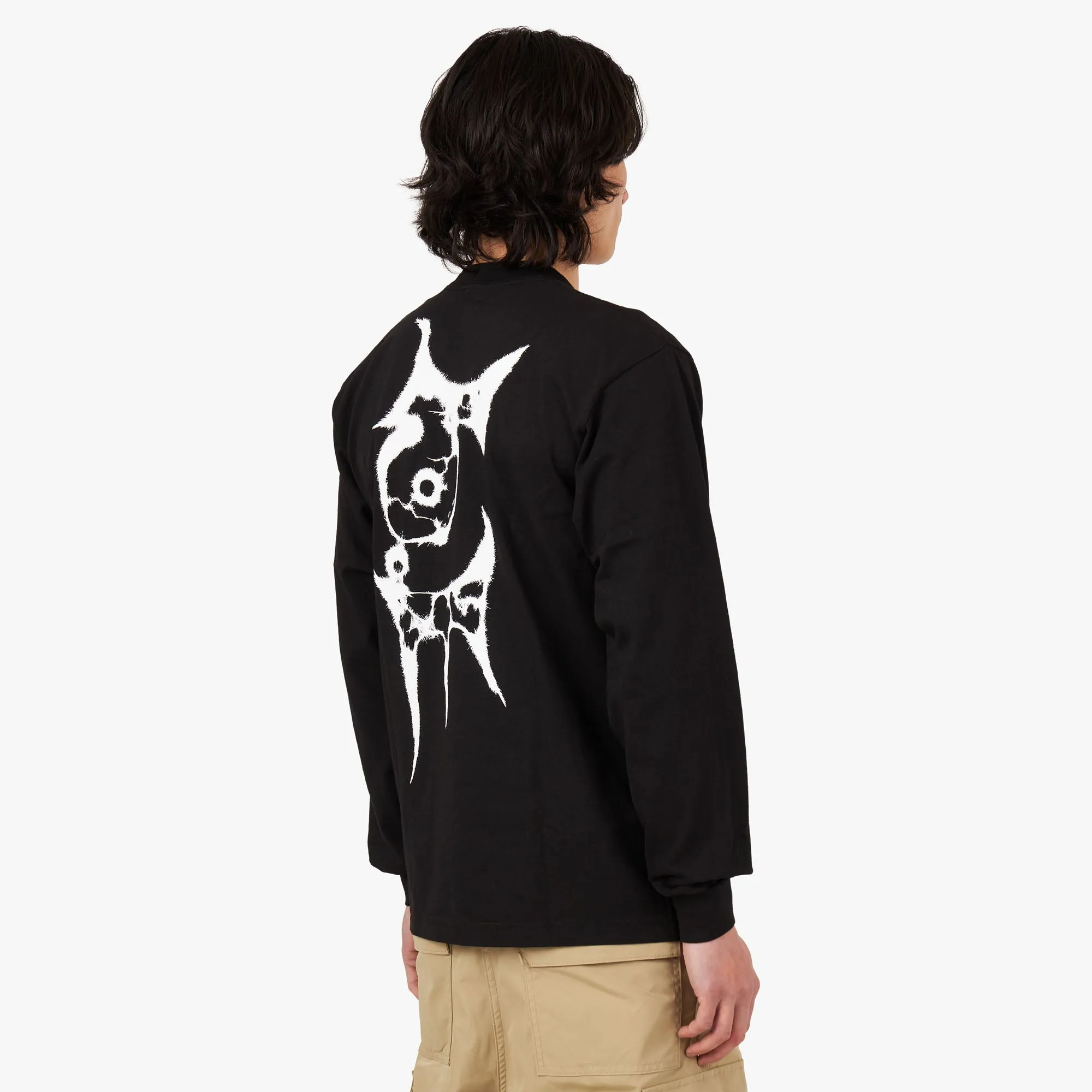 b.Eautiful x NANOOK Shinka Long Sleeve T-shirt / Black sold by Livestock product image thumbnail 3