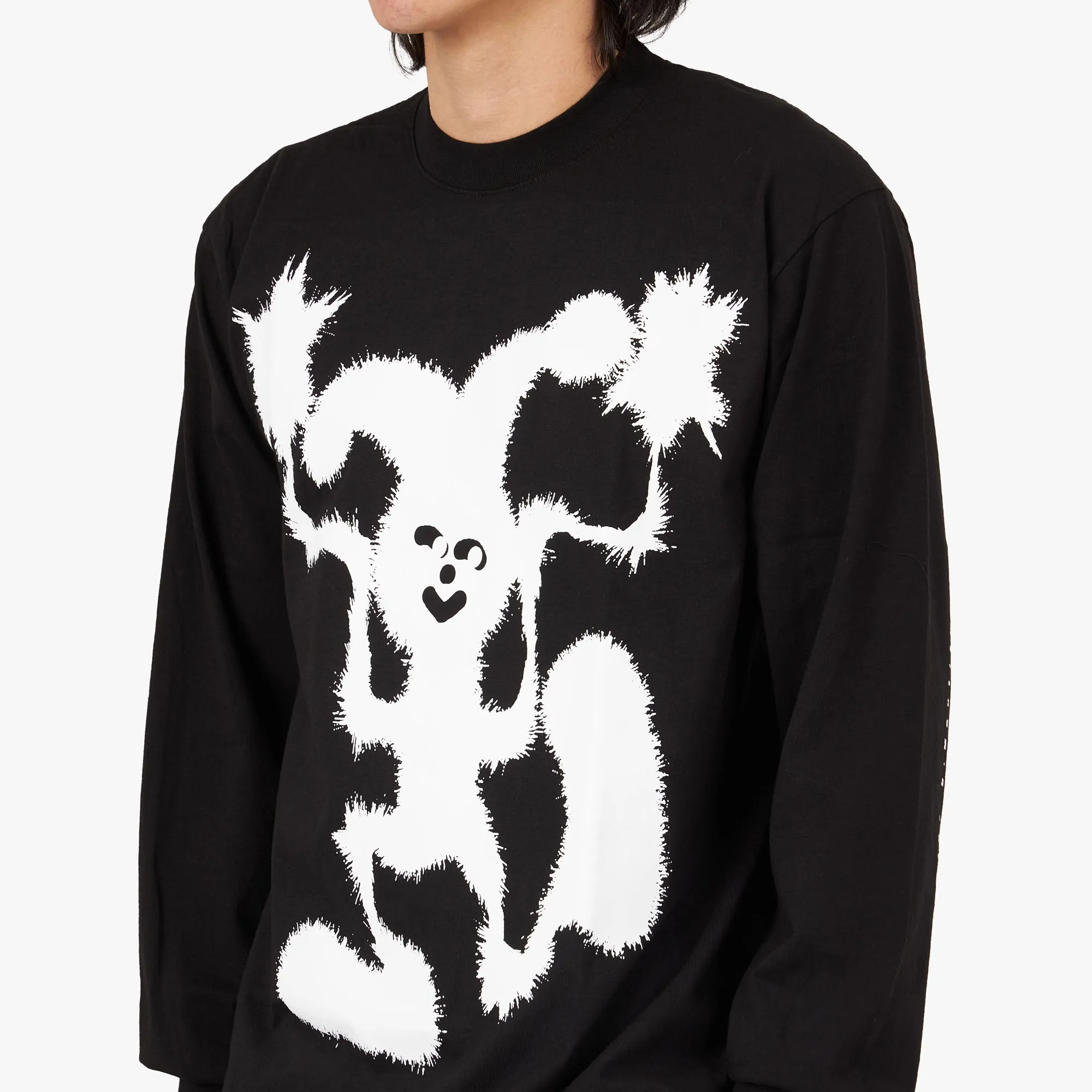 b.Eautiful x NANOOK Shinka Long Sleeve T-shirt / Black sold by Livestock product image thumbnail 4