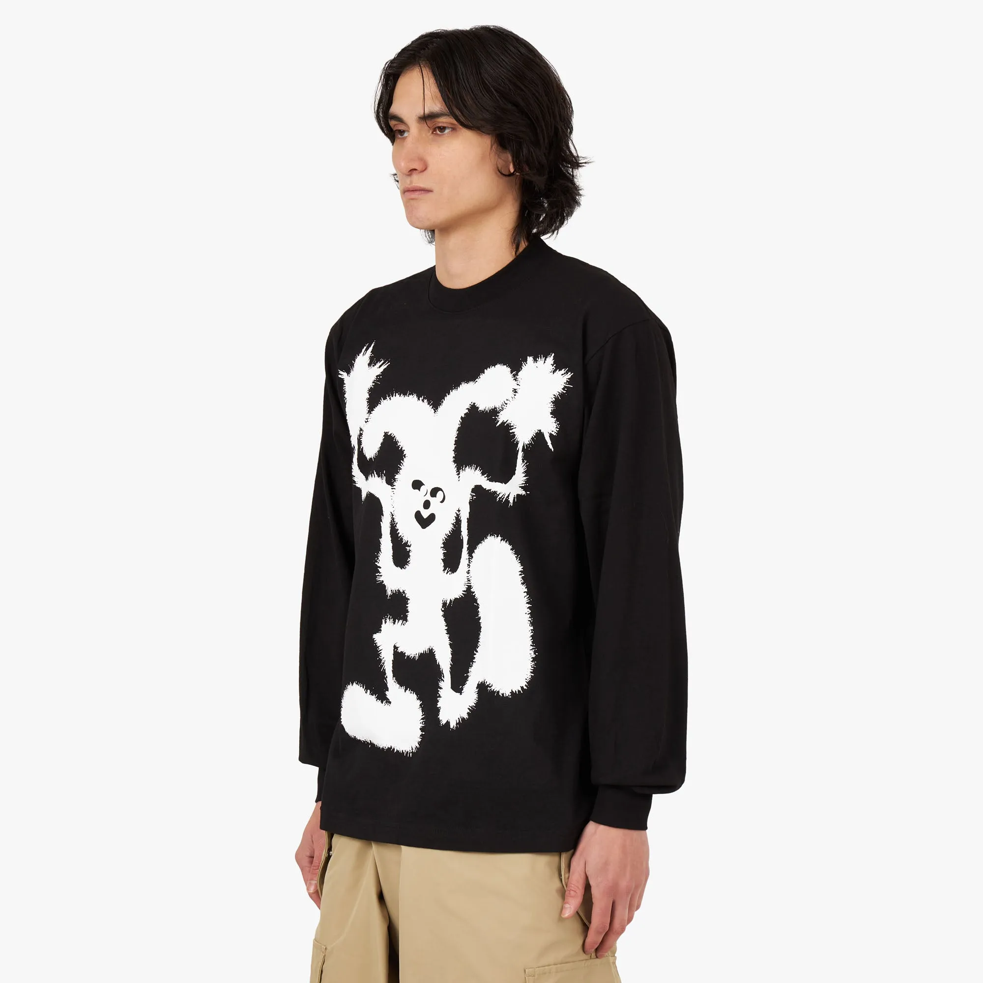 b.Eautiful x NANOOK Shinka Long Sleeve T-shirt / Black sold by Livestock product image thumbnail 2