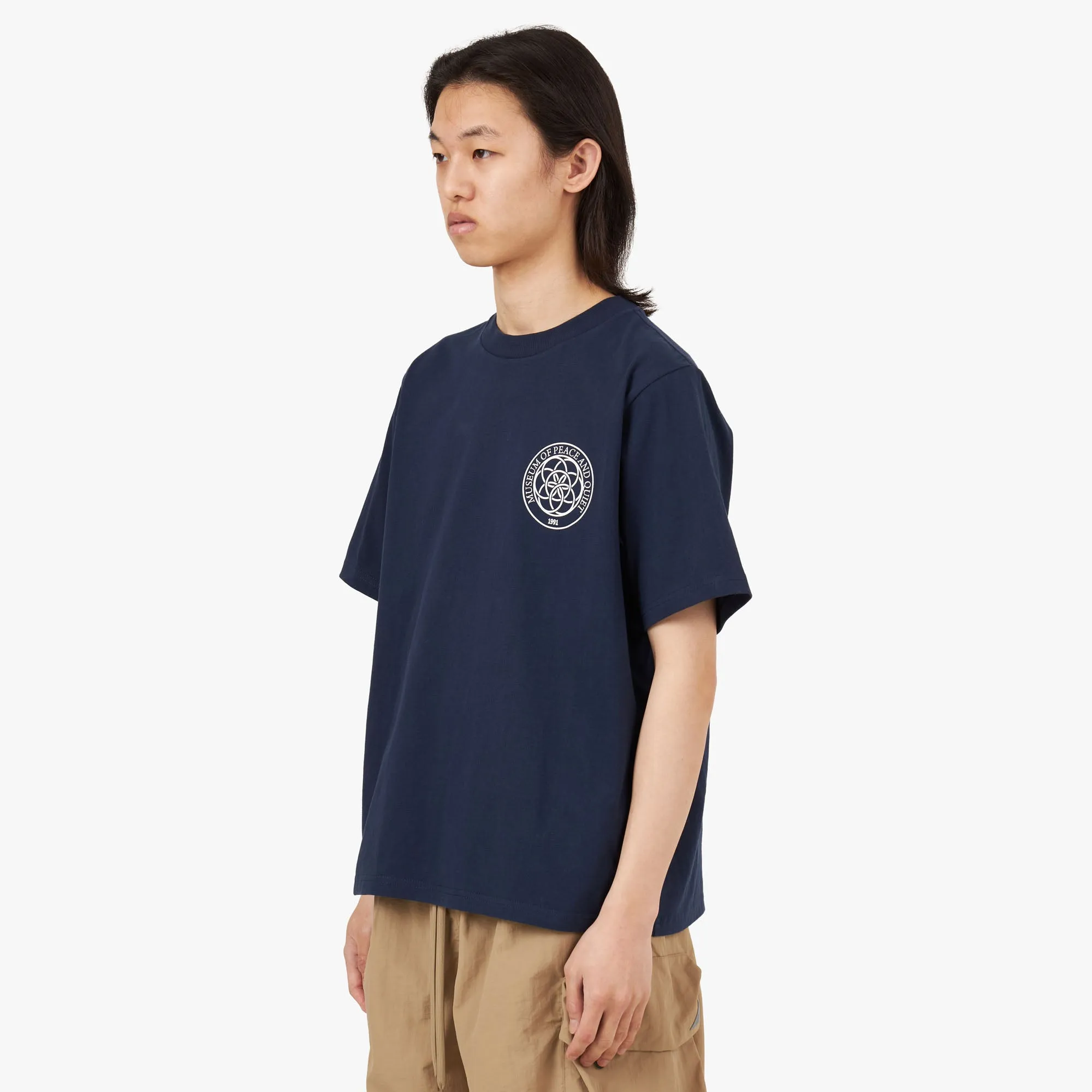 Museum of Peace & Quiet Wellness Center T-shirt / Navy sold by Livestock product image thumbnail 2