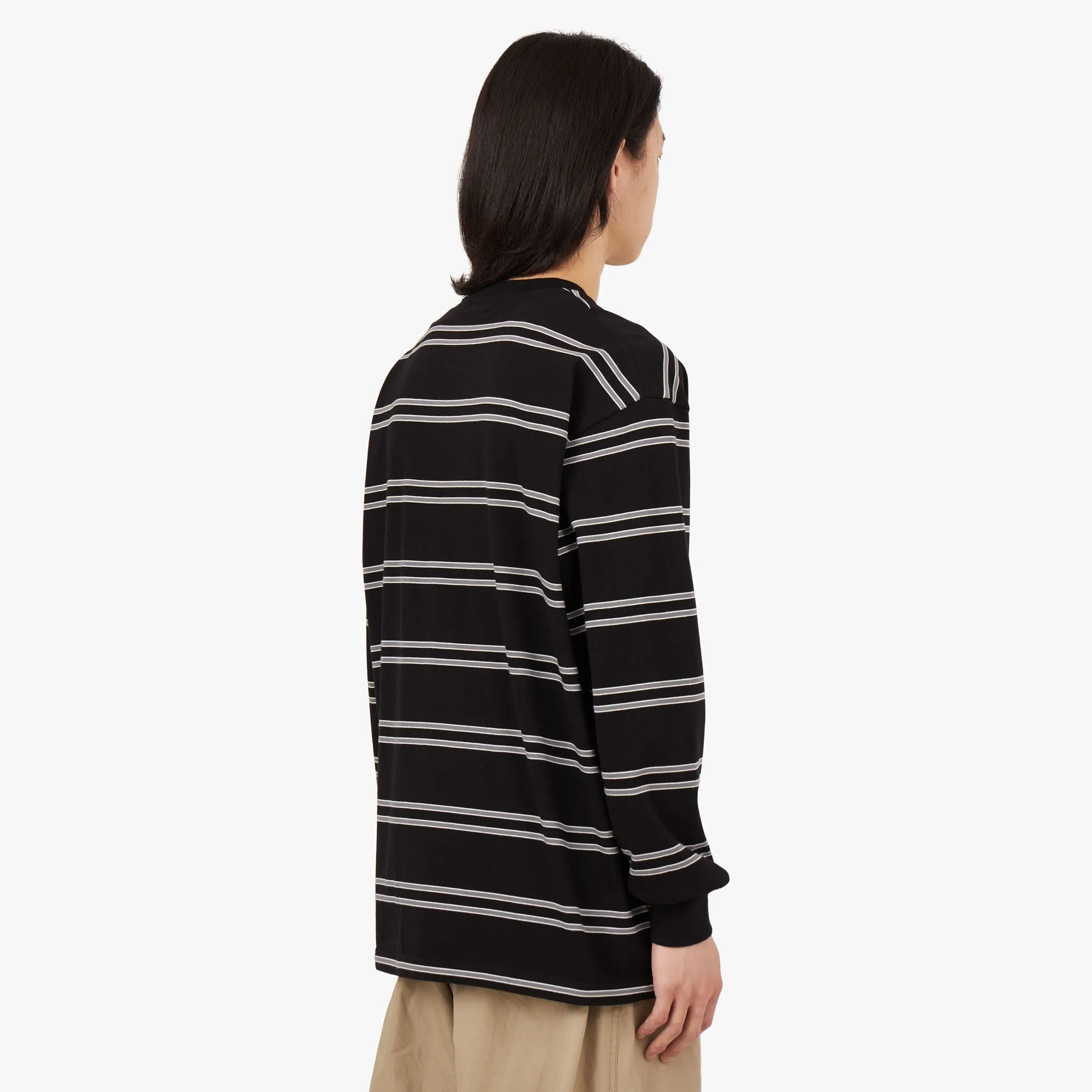 BAPE Heart Hoop Long Sleeve Shirt / Black sold by Livestock product image thumbnail 3