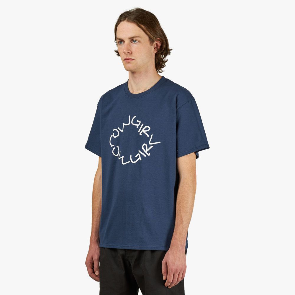 Cowgirl “Penmanship” T-shirt / Navy sold by Livestock product image thumbnail 2