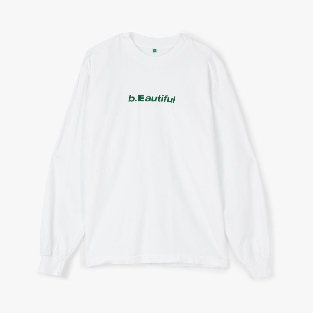 b. Eautiful Logo LS T-Shirt / White sold by Livestock product image thumbnail 4