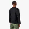 COMME des GARÇONS PLAY Double Heart Long Sleeve T-shirt / Black sold by Livestock