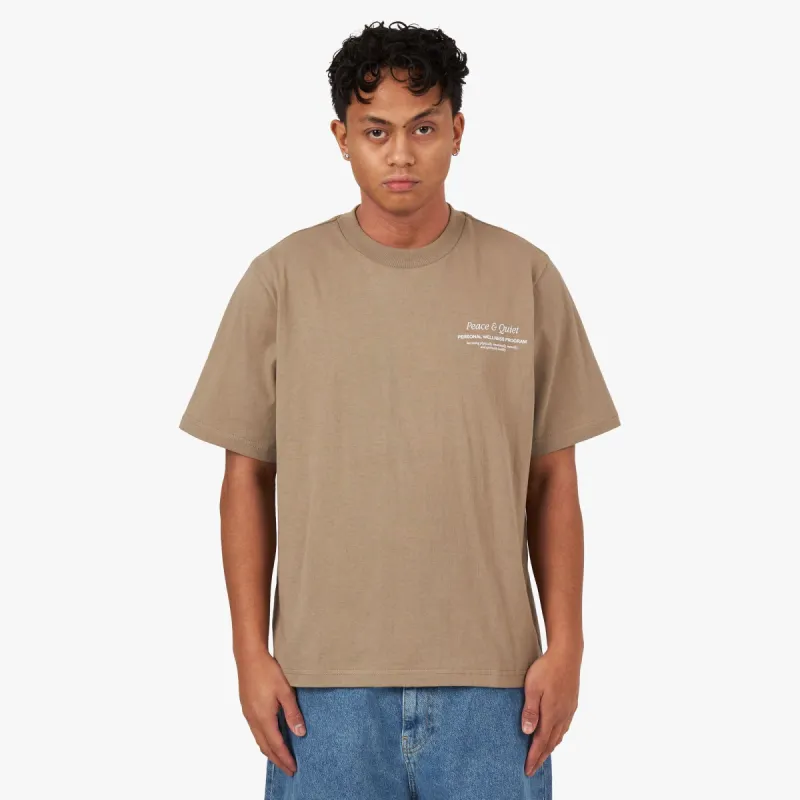 Museum Of Peace And Quiet WELLNESS PROGRAM T-SHIRT / Clay sold by Livestock
